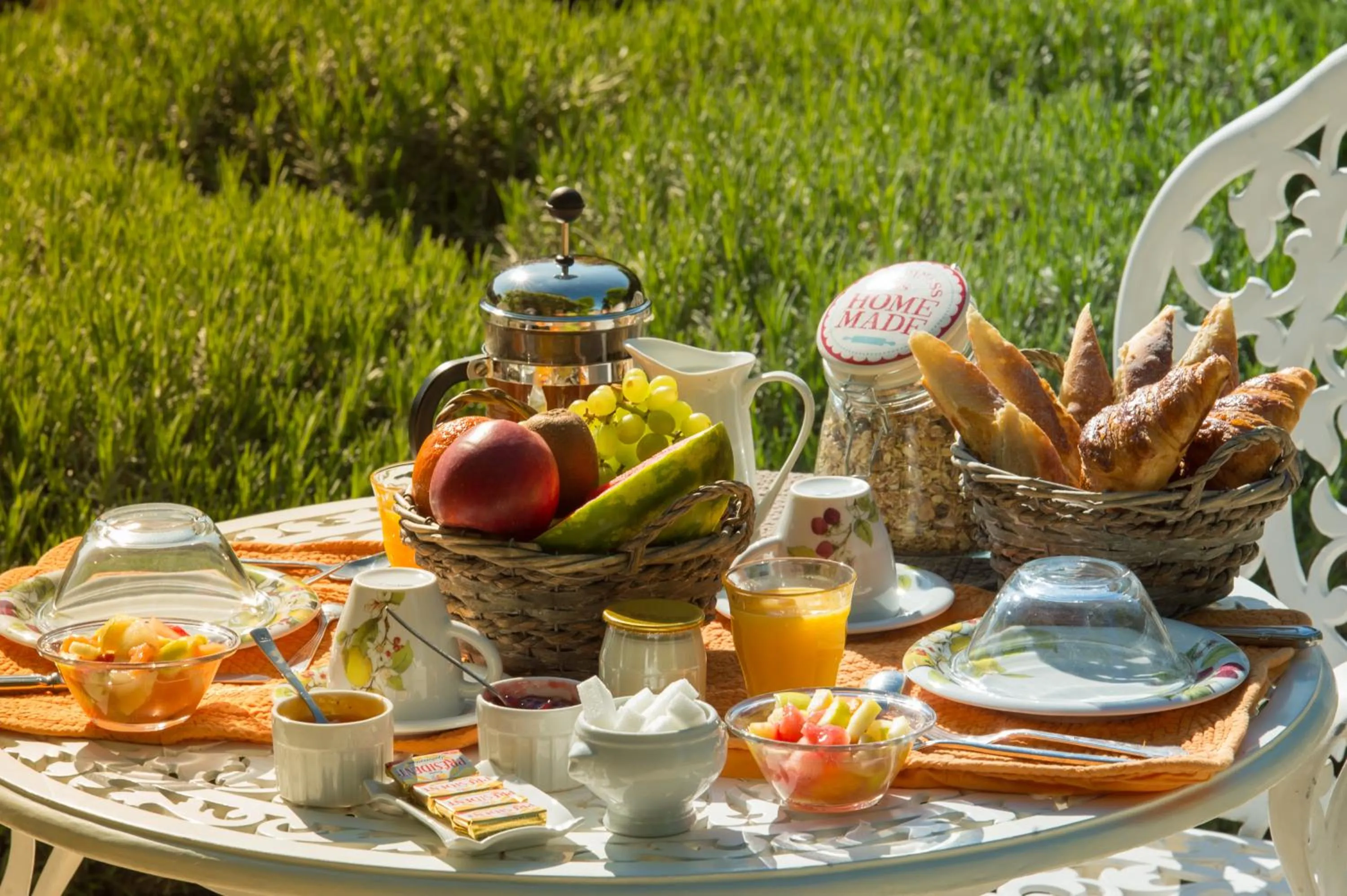 Balcony/Terrace in Les Carmes and spa