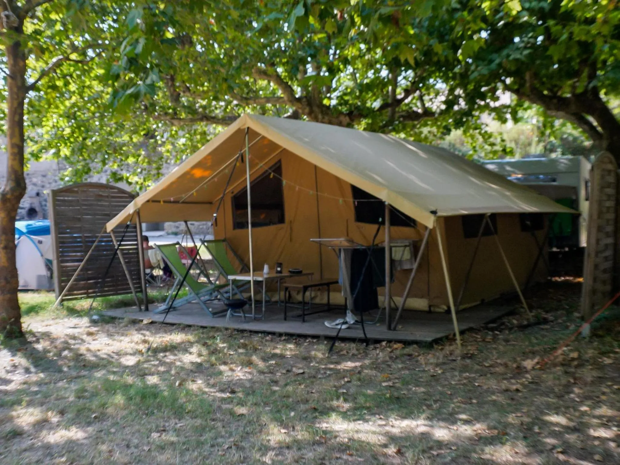 Balcony/Terrace in Le Moulin D'onclaire Camping et chambres d'hôtes