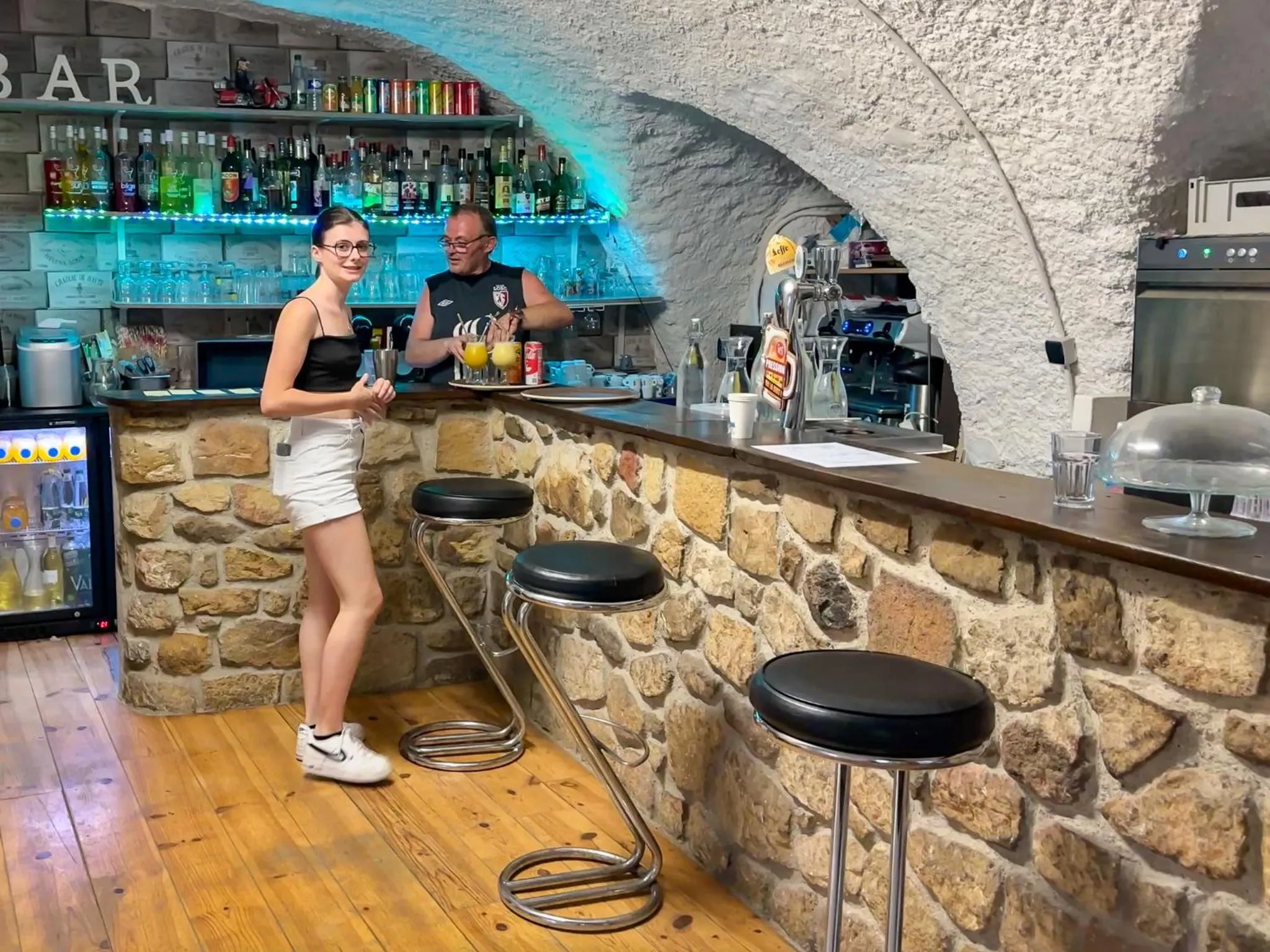 Lounge or bar in Le Moulin D'onclaire Camping et chambres d'hôtes