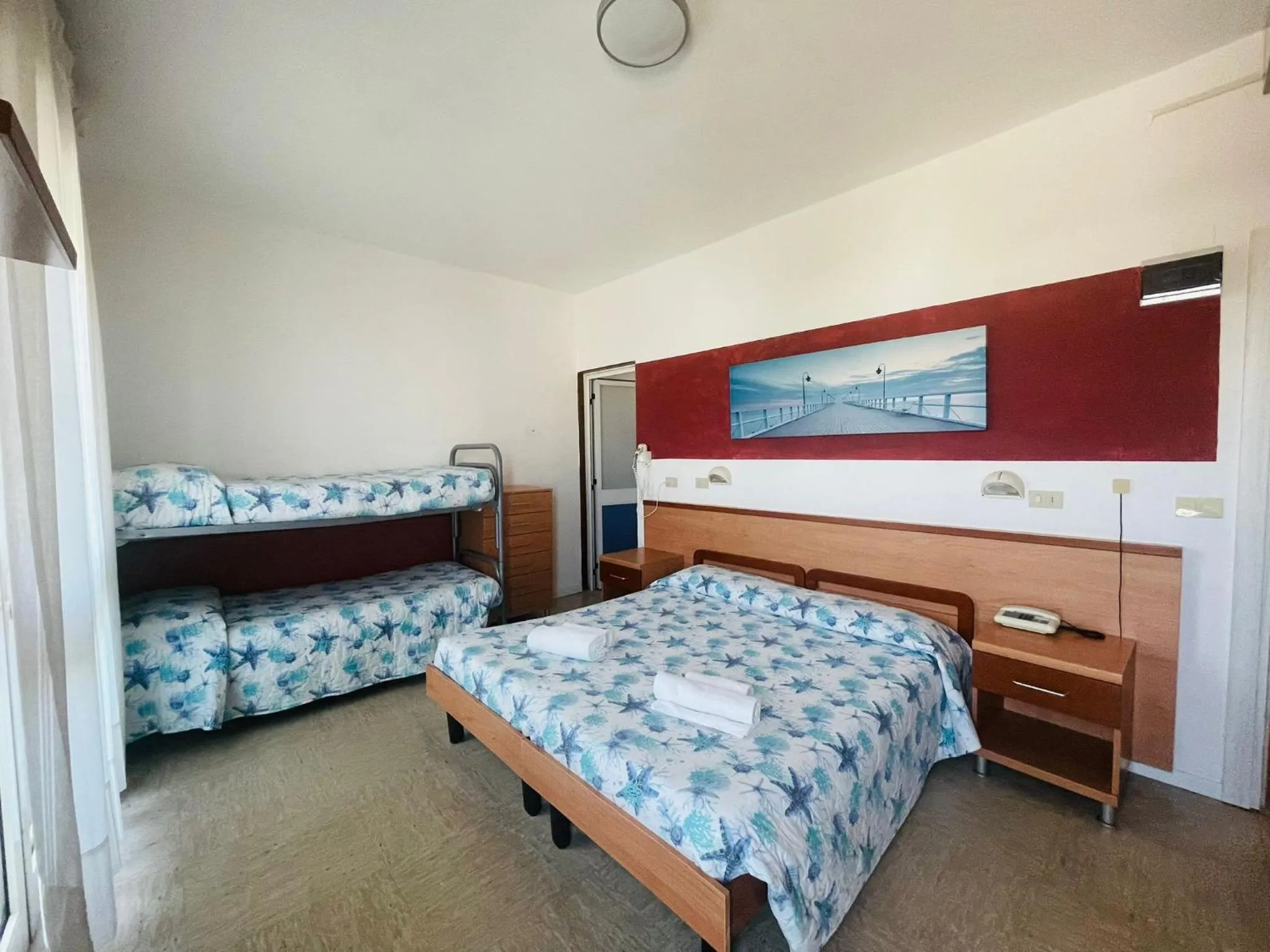 Bed in Hotel Vianello