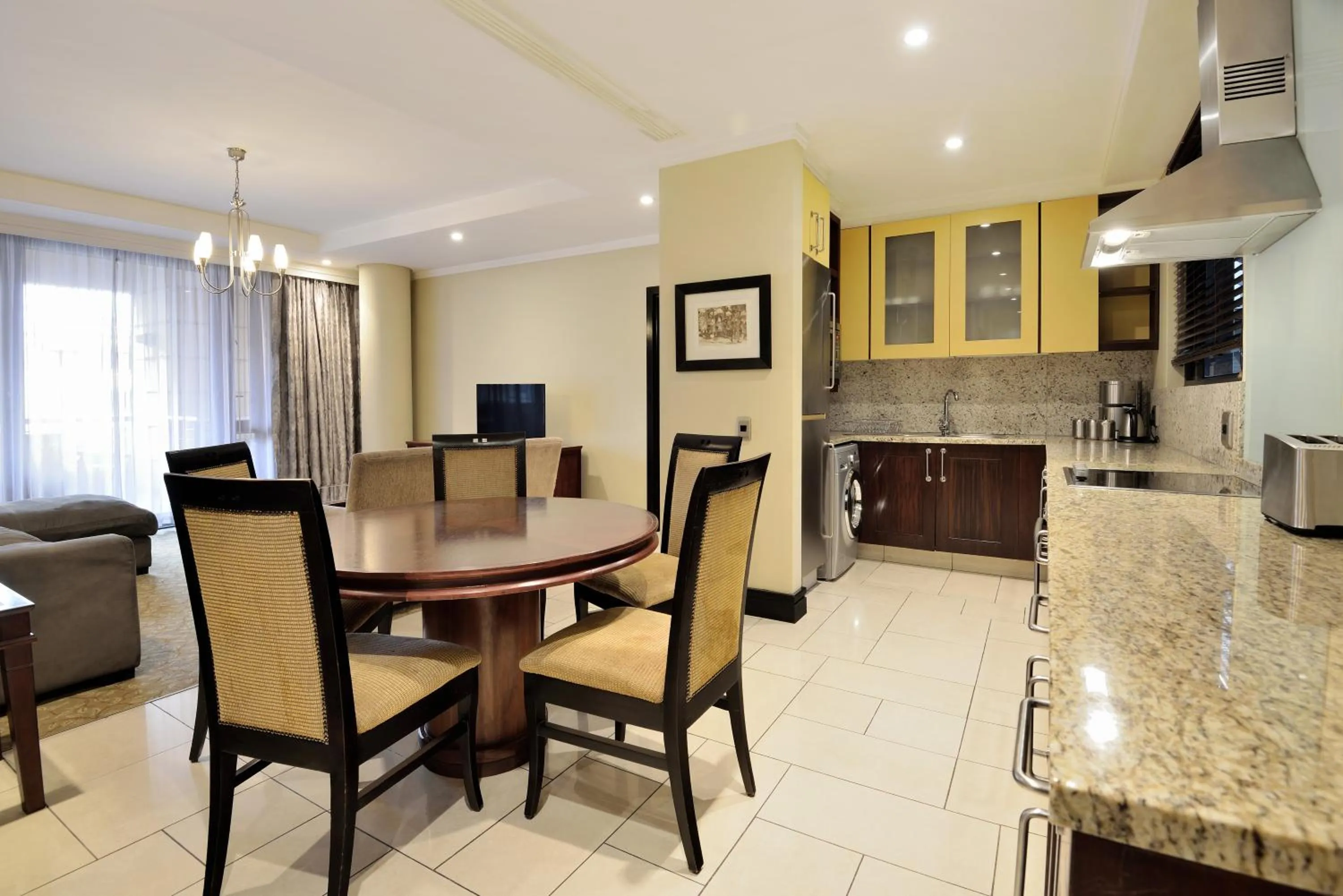 Dining area in Raphael Suites