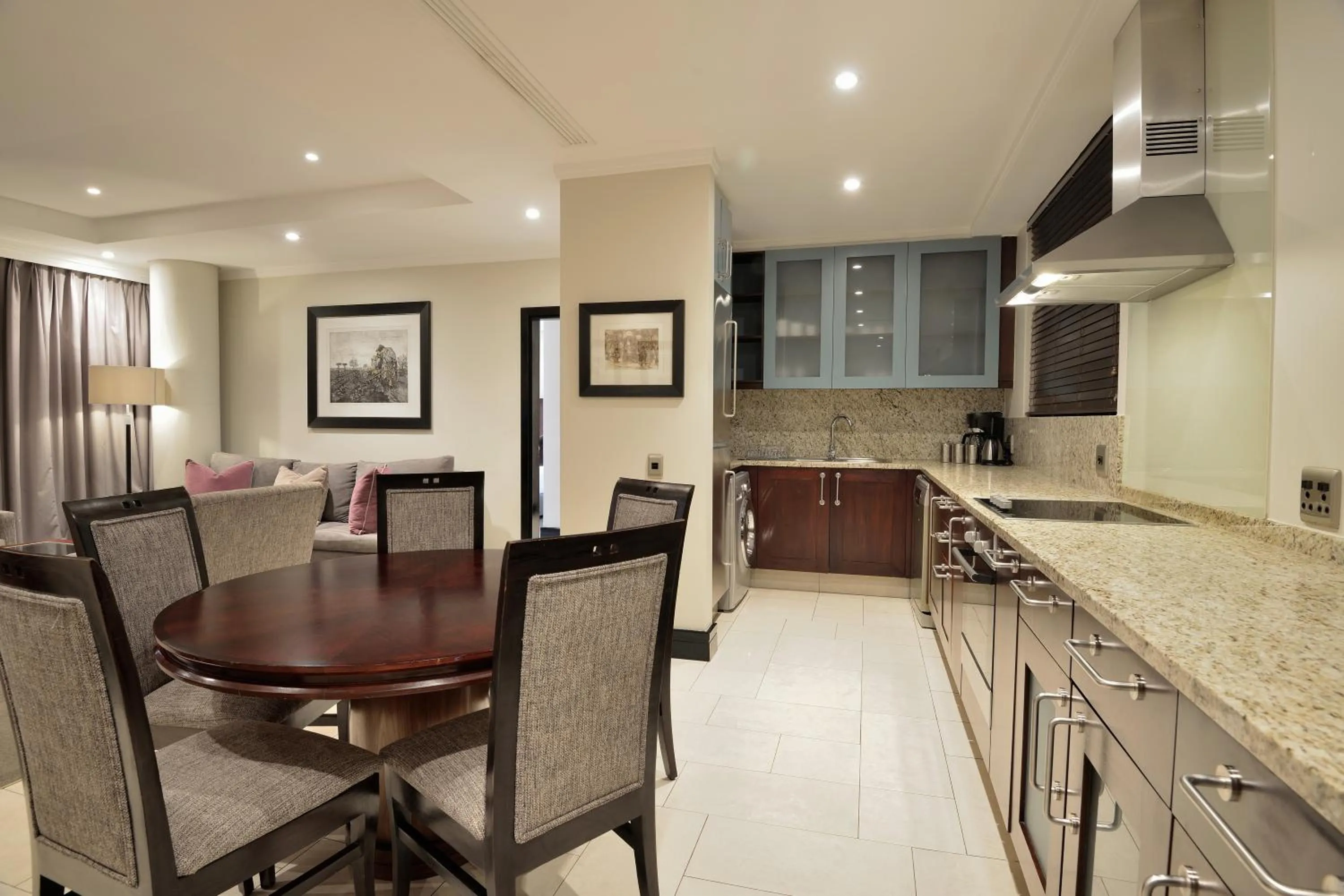 Kitchen or kitchenette in Raphael Suites