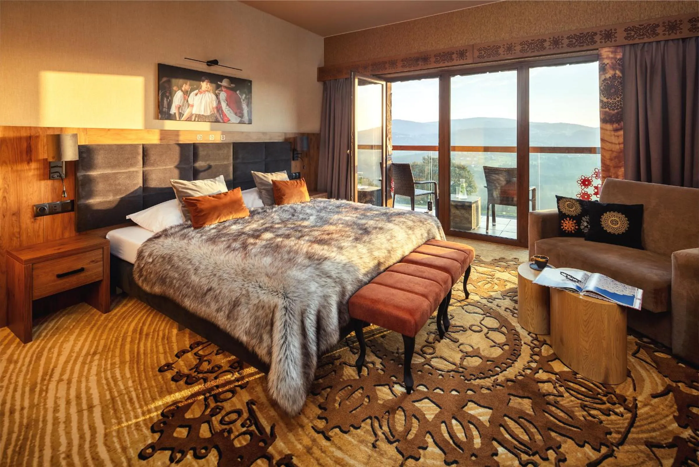 Bed in Złoty Groń Resort & Spa