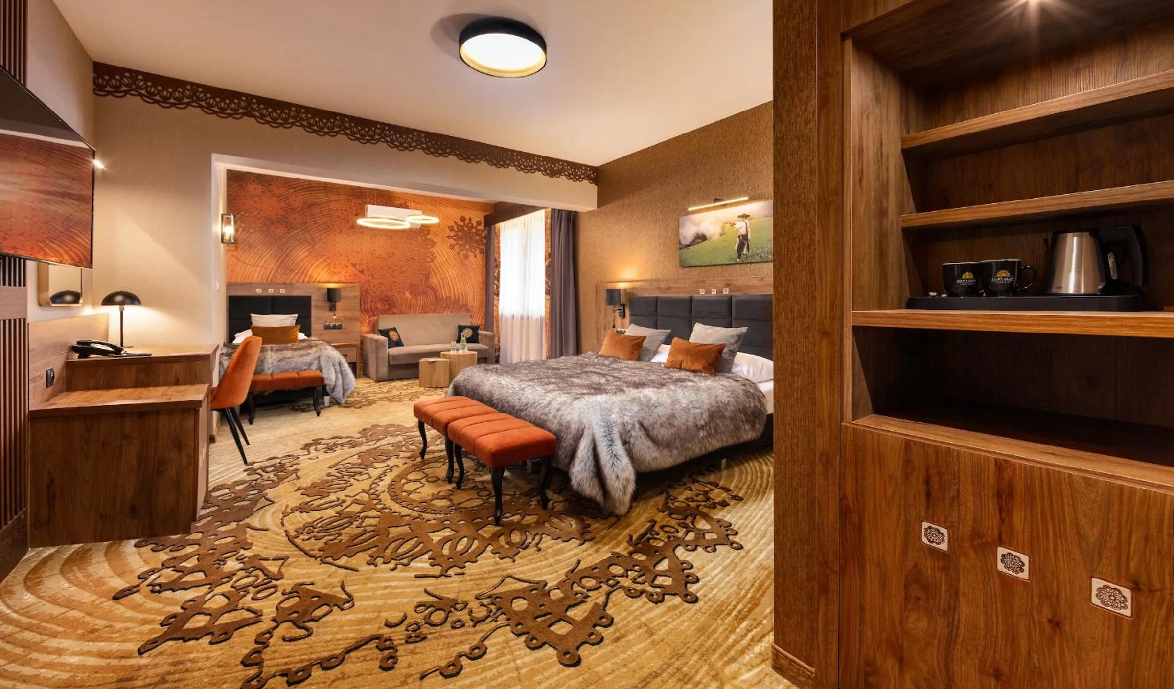 Bed in Złoty Groń Resort & Spa