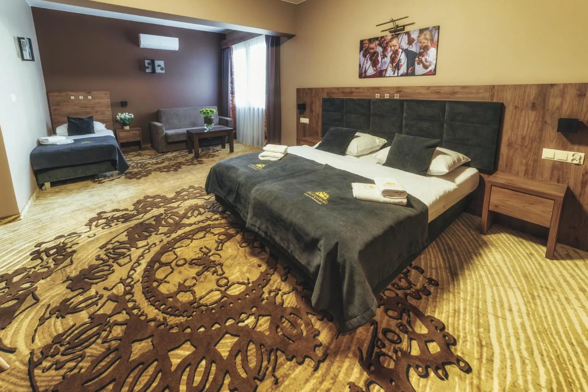 Bed in Złoty Groń Resort & Spa