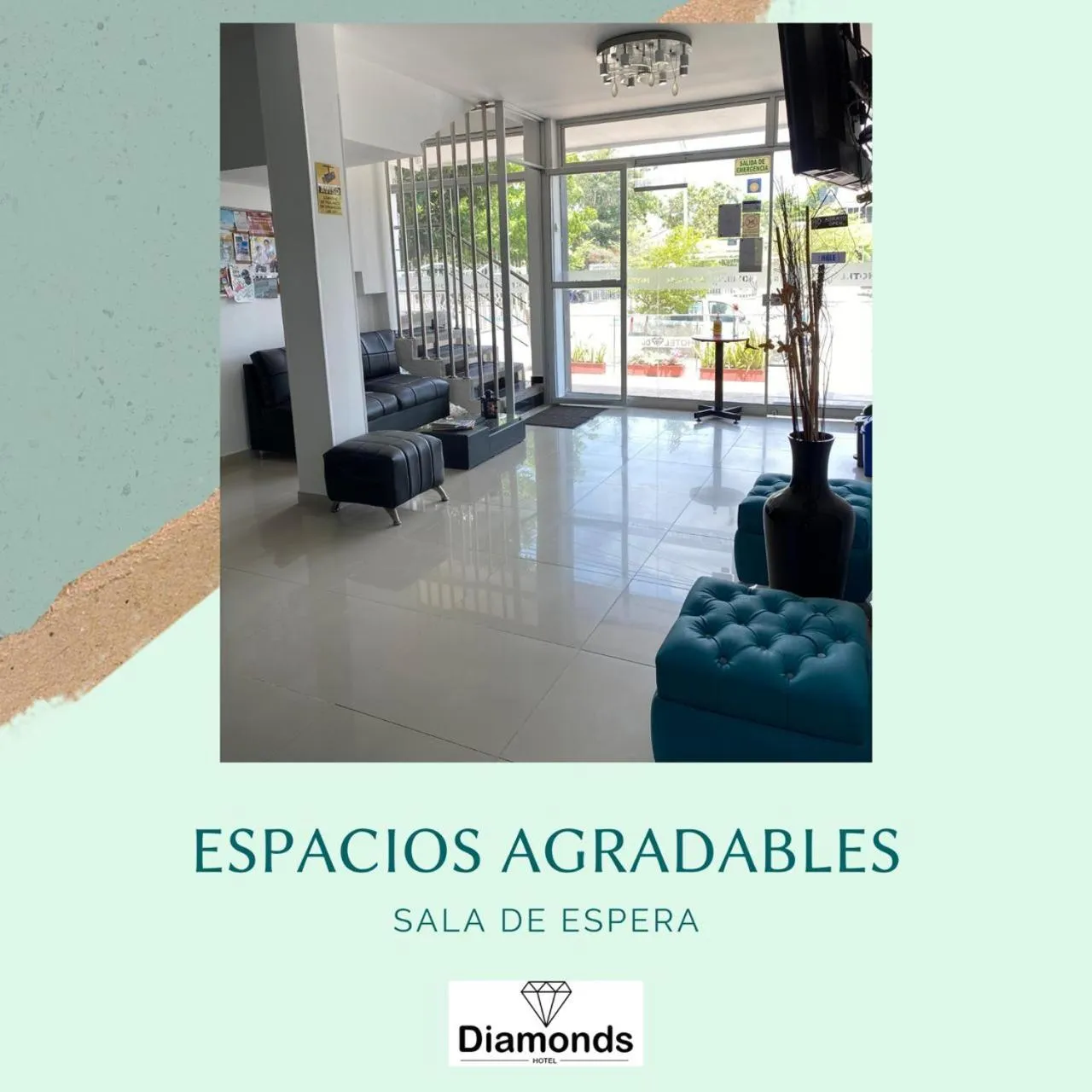 Lobby or reception in Hotel Diamonds