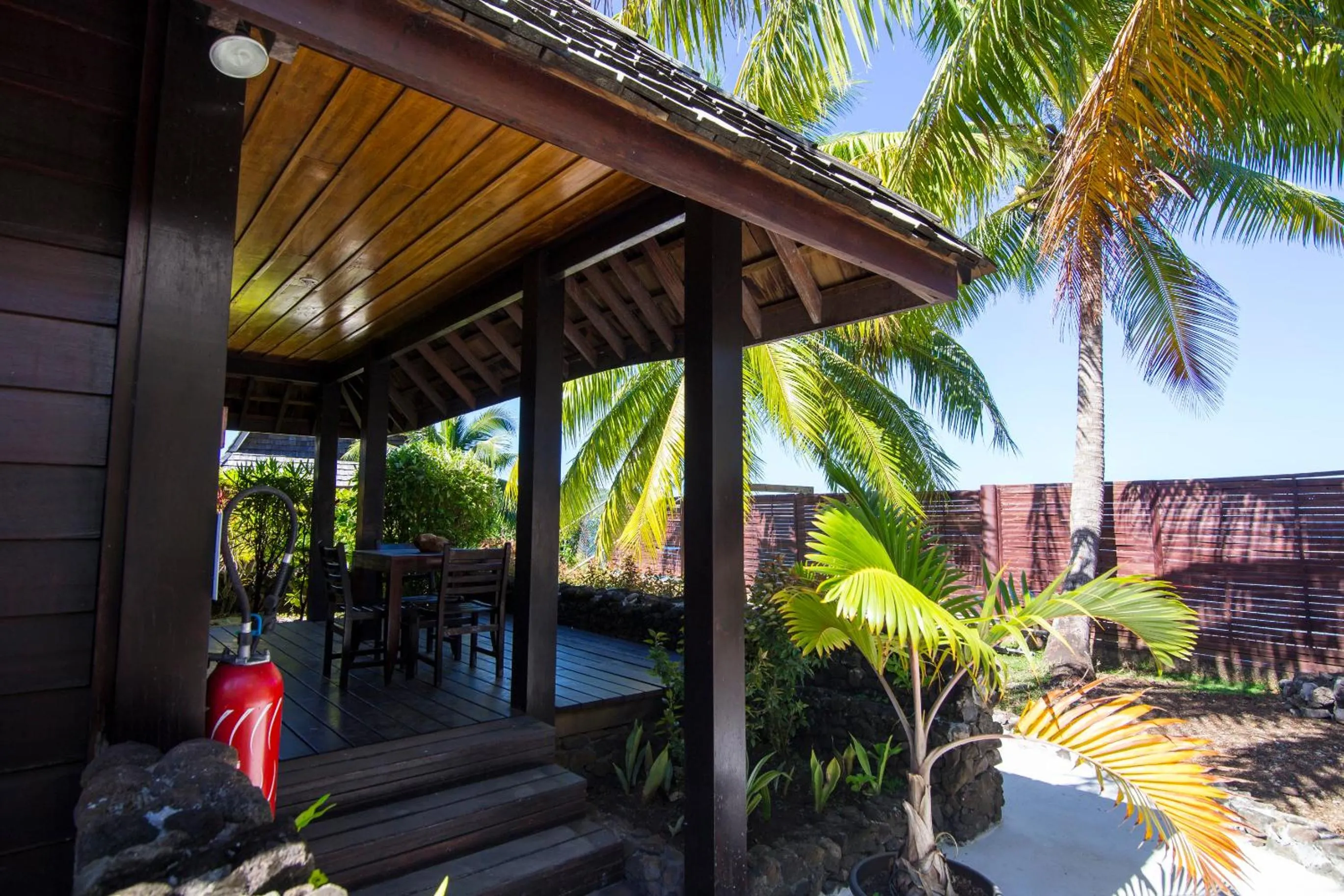Patio in Oa Oa Lodge