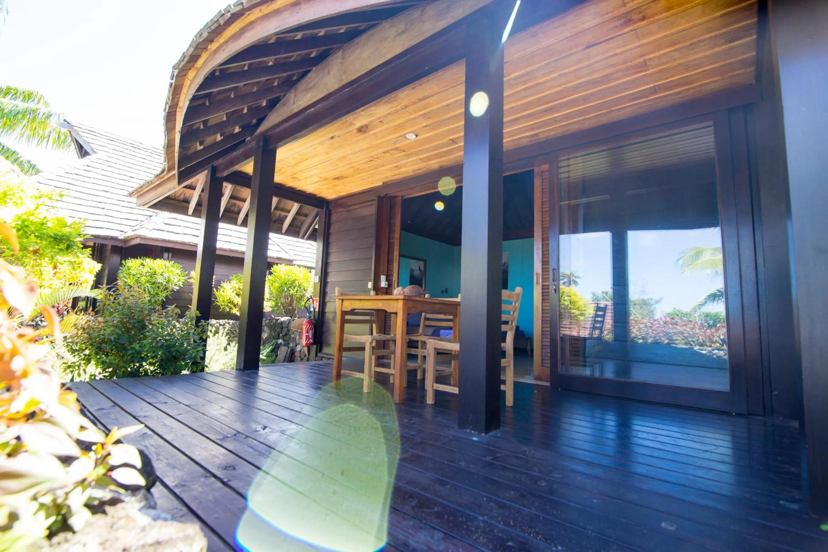 Patio in Oa Oa Lodge