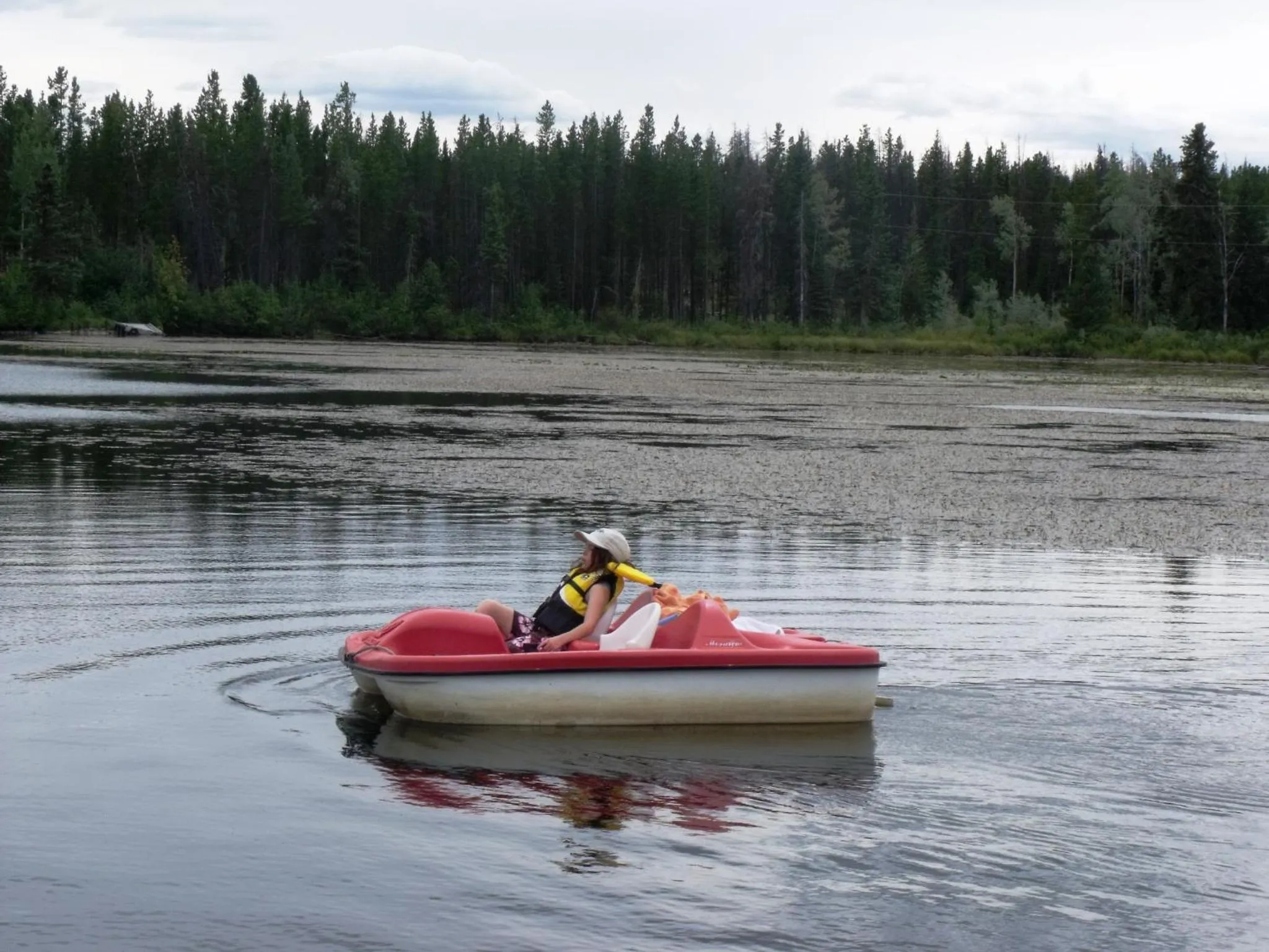 Canoeing in Nimpo Lake Resort