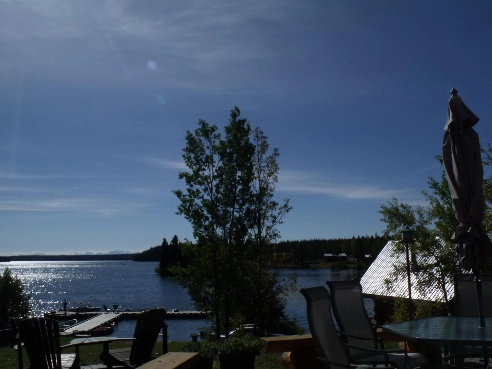 Lake view in Nimpo Lake Resort