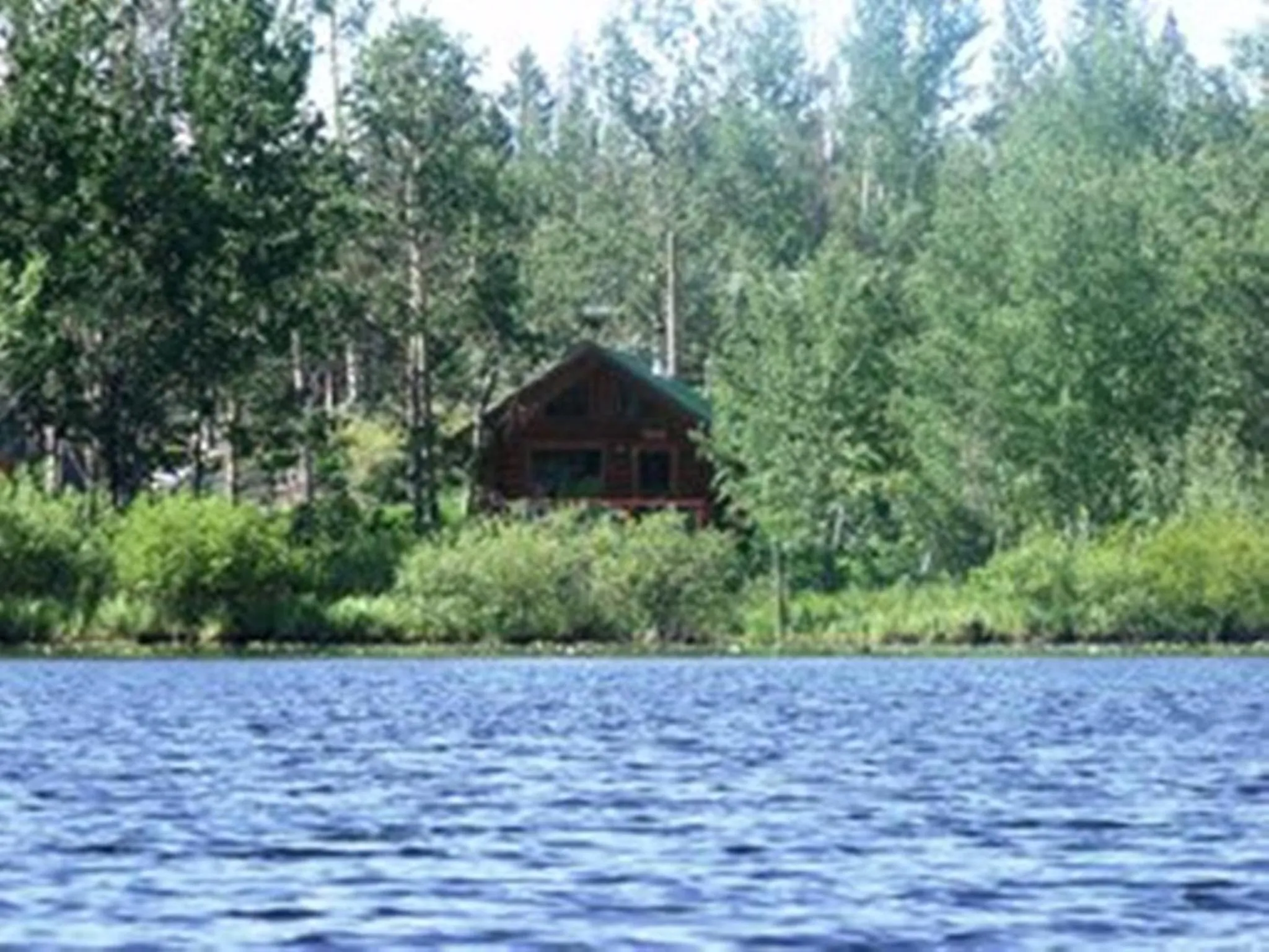 Lake view in Nimpo Lake Resort