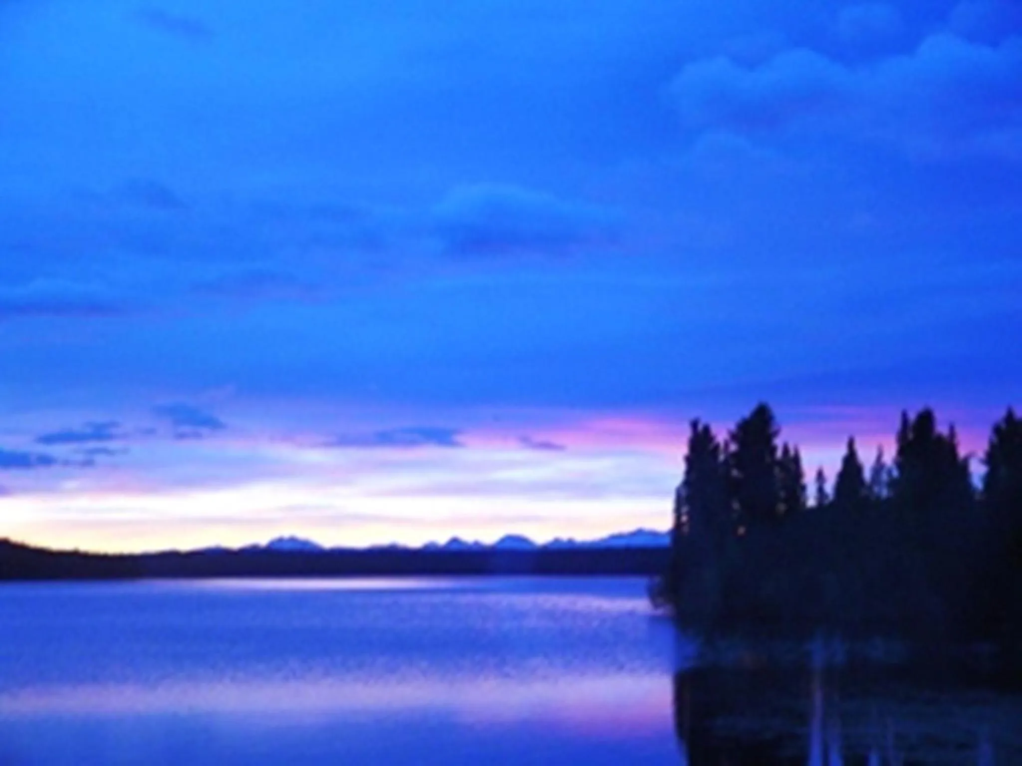 Mountain view in Nimpo Lake Resort