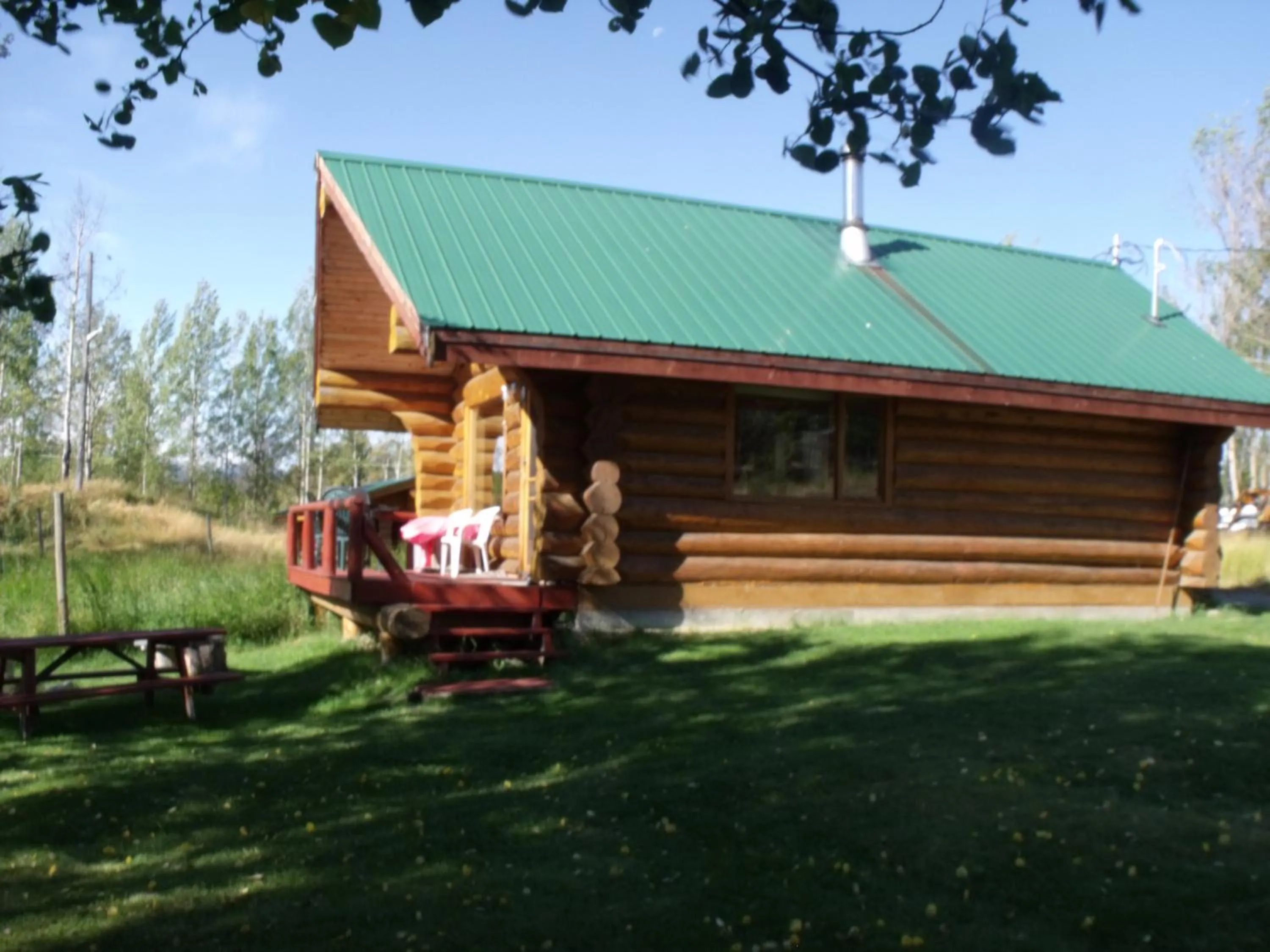 Patio in Nimpo Lake Resort