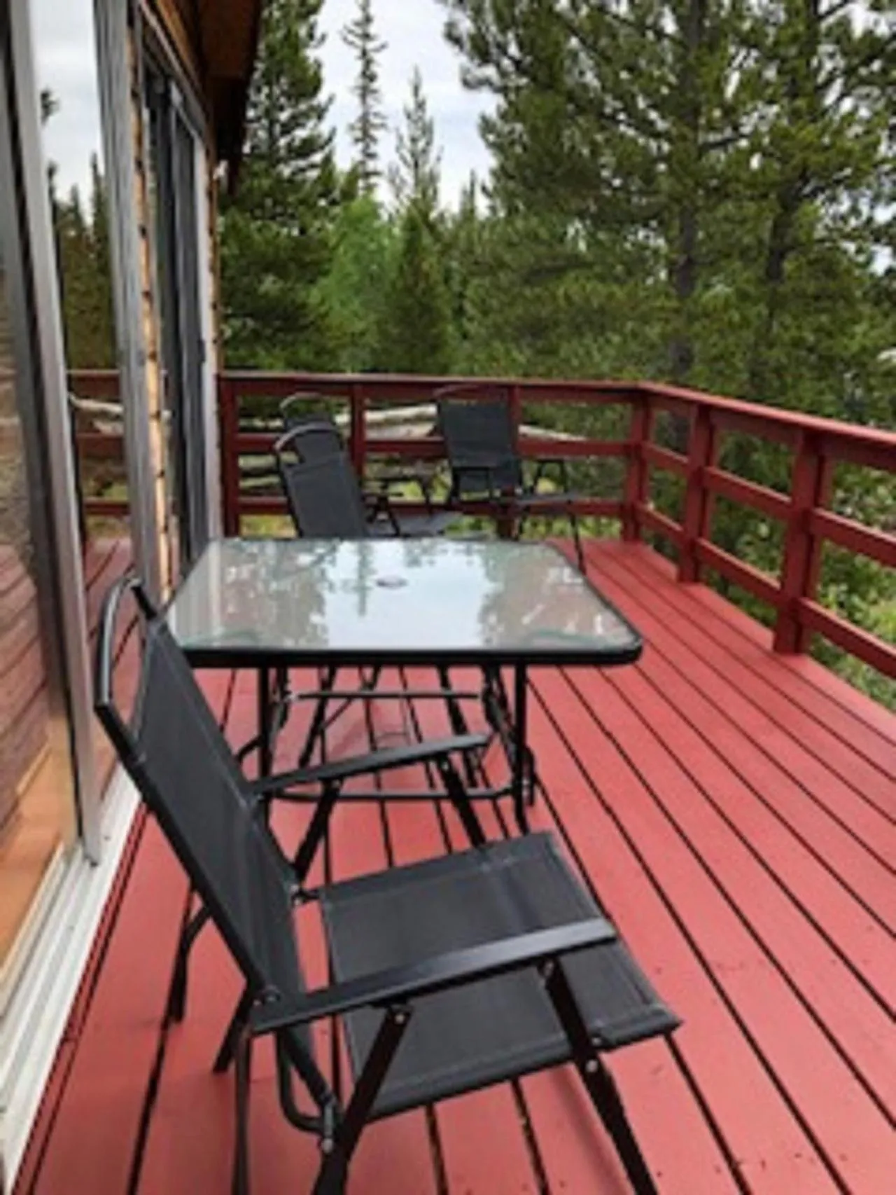 Balcony/Terrace in Nimpo Lake Resort