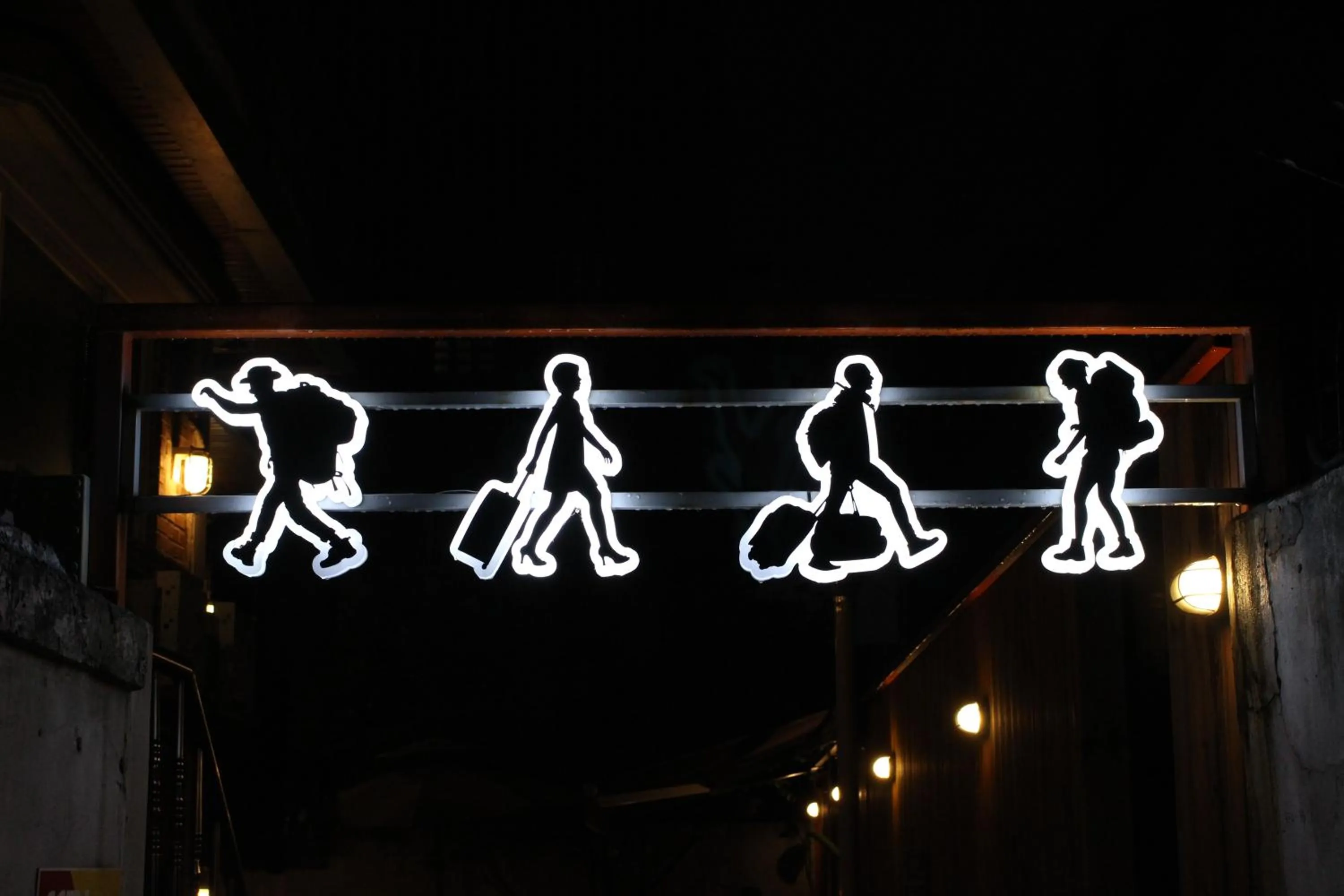 Facade/entrance in Bunk Guesthouse Hongdae