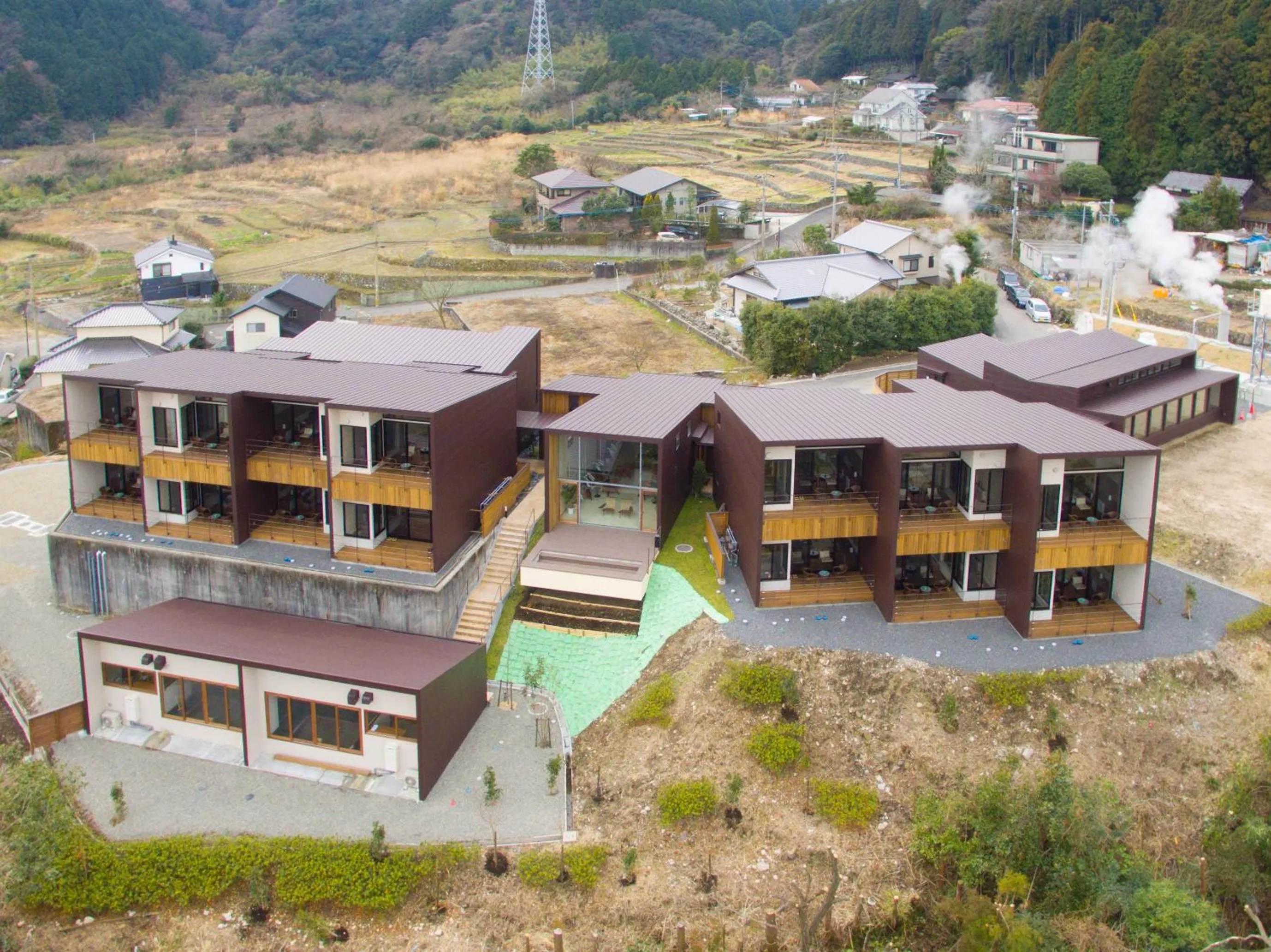 Bird's eye view in SEKIYA RESORT Terrace Midoubaru