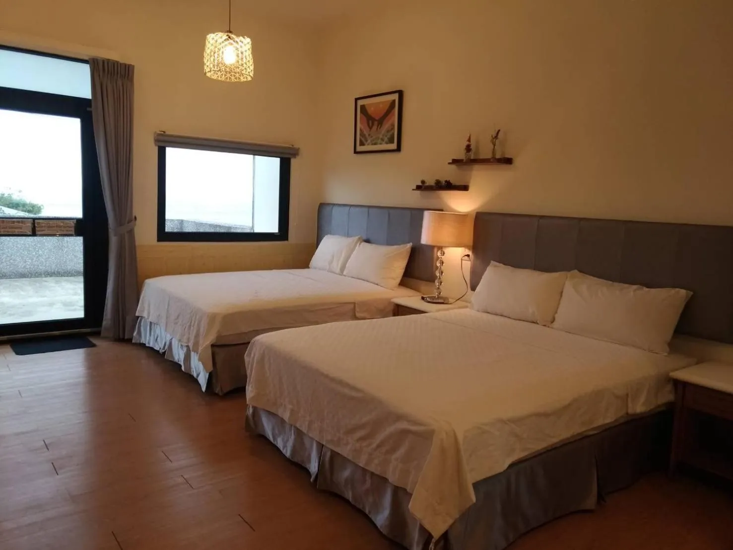 Bed in Runners' House Taitung