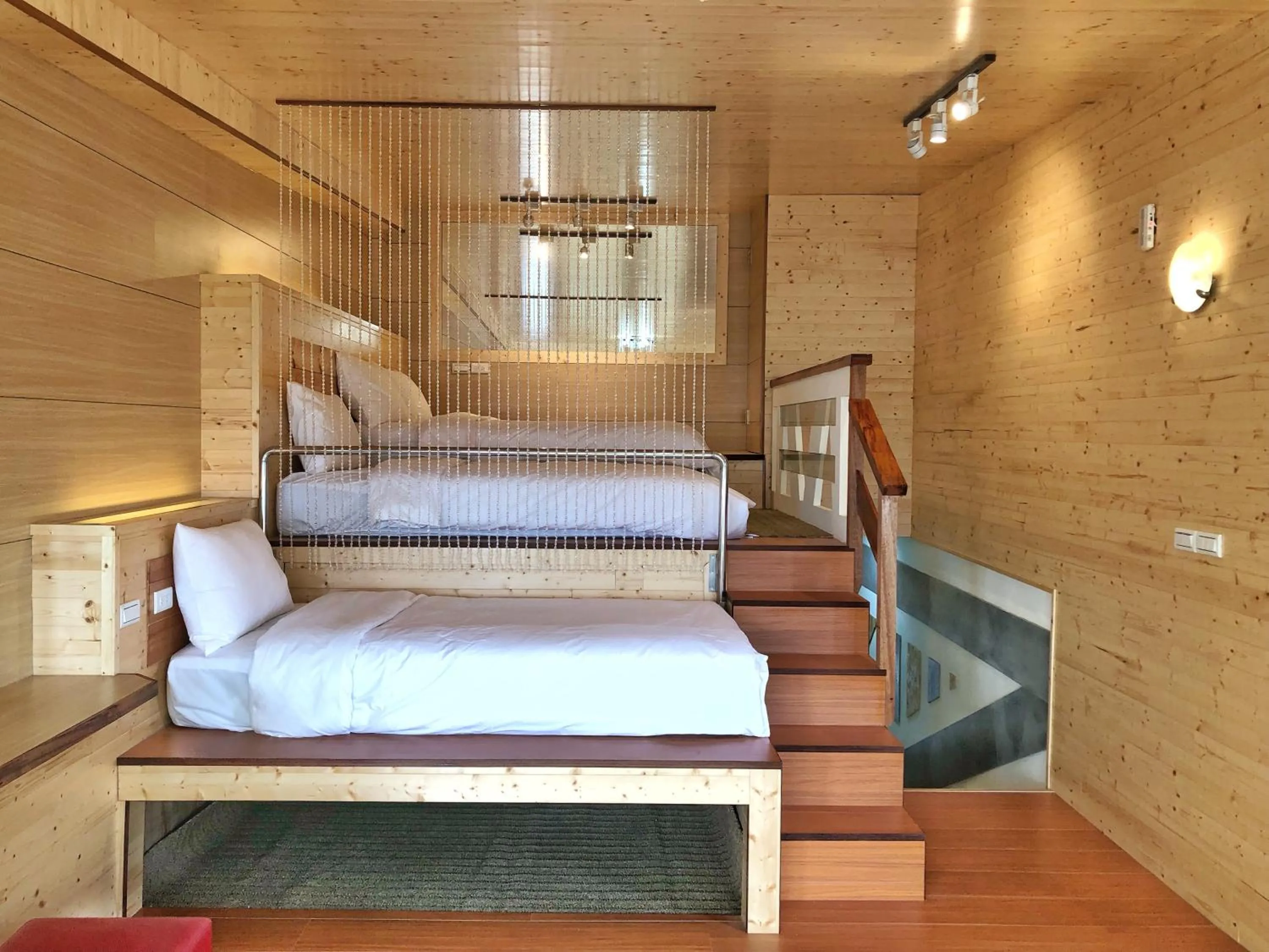 Bed in Runners' House Taitung