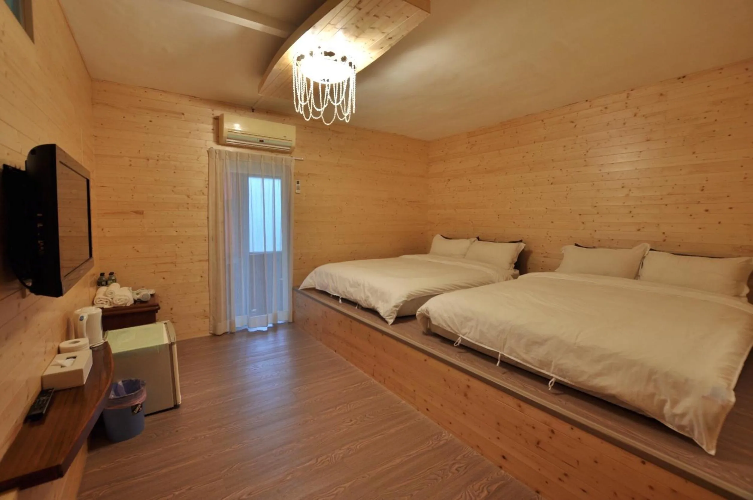 Photo of the whole room, Bed in Runners' House Taitung