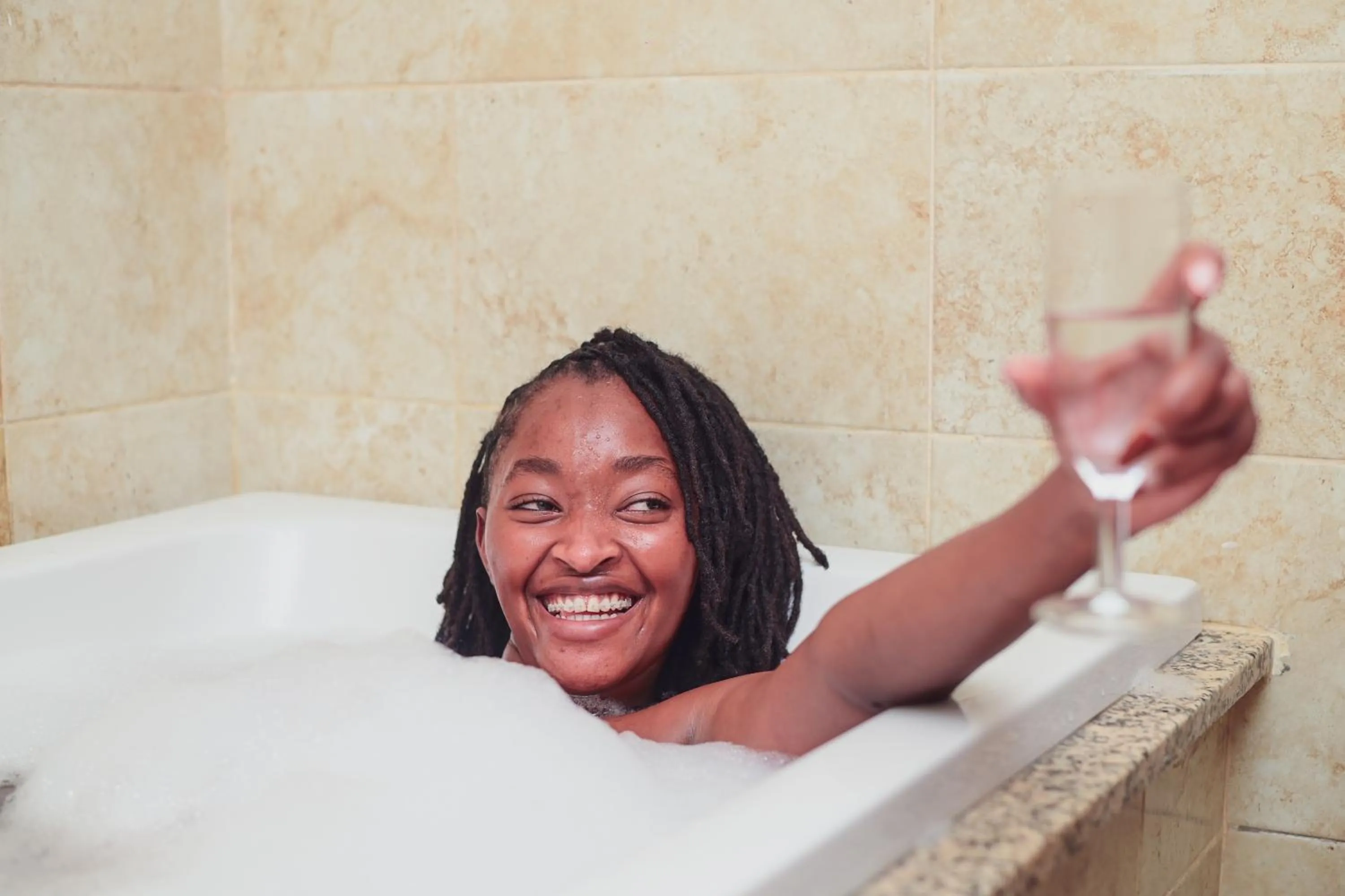 Bath in Midland Hotel Nakuru