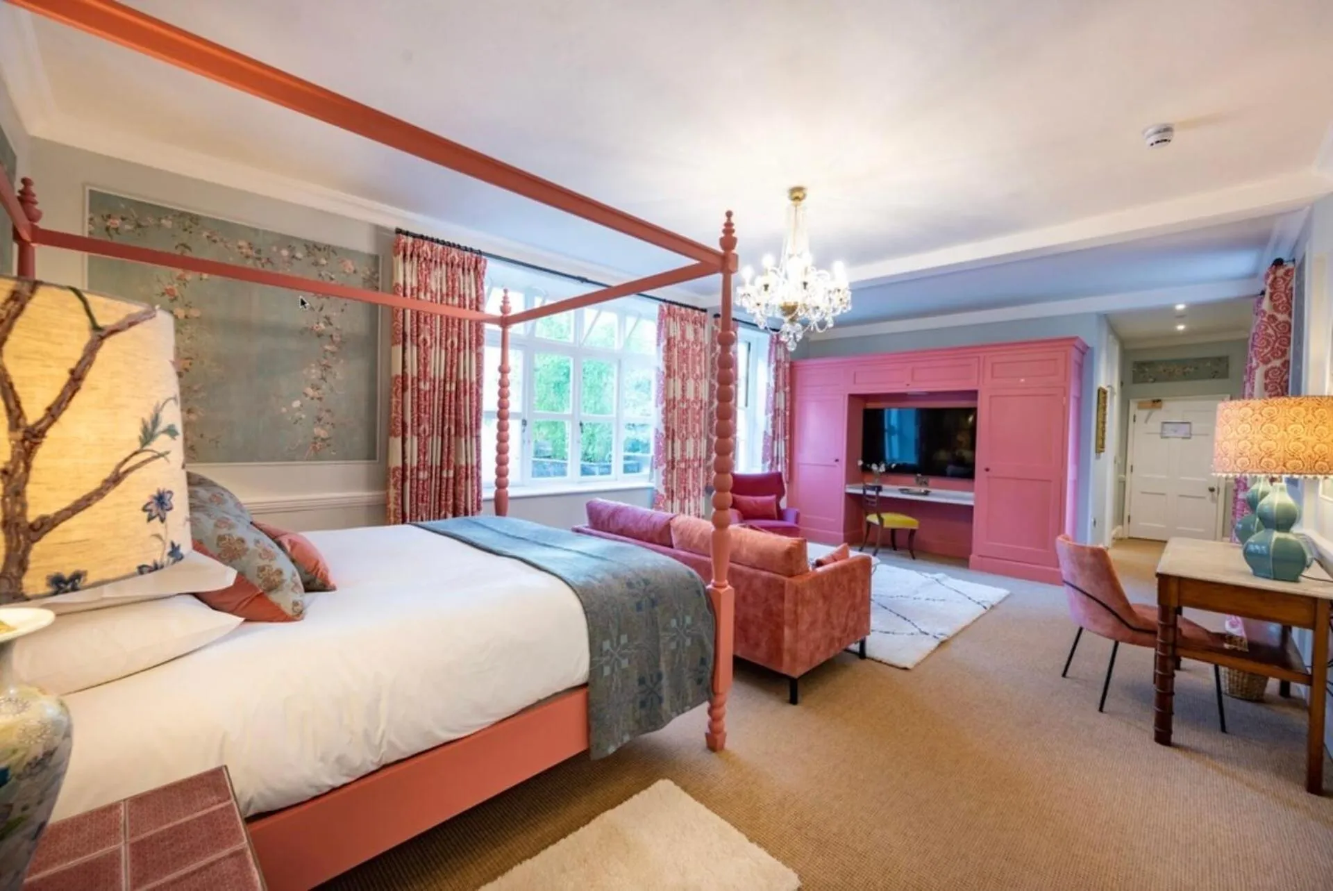 Bed in The Assembly House in central Norwich