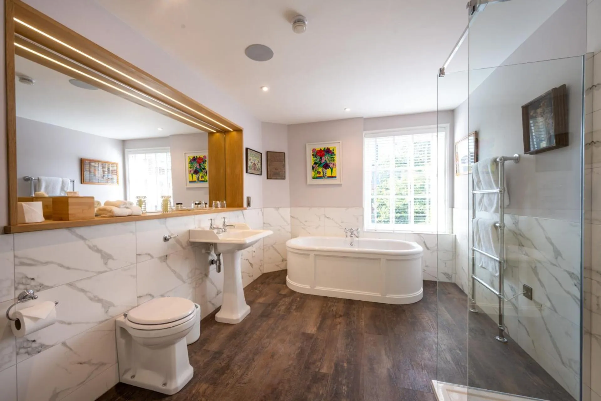 Bathroom in The Assembly House in central Norwich