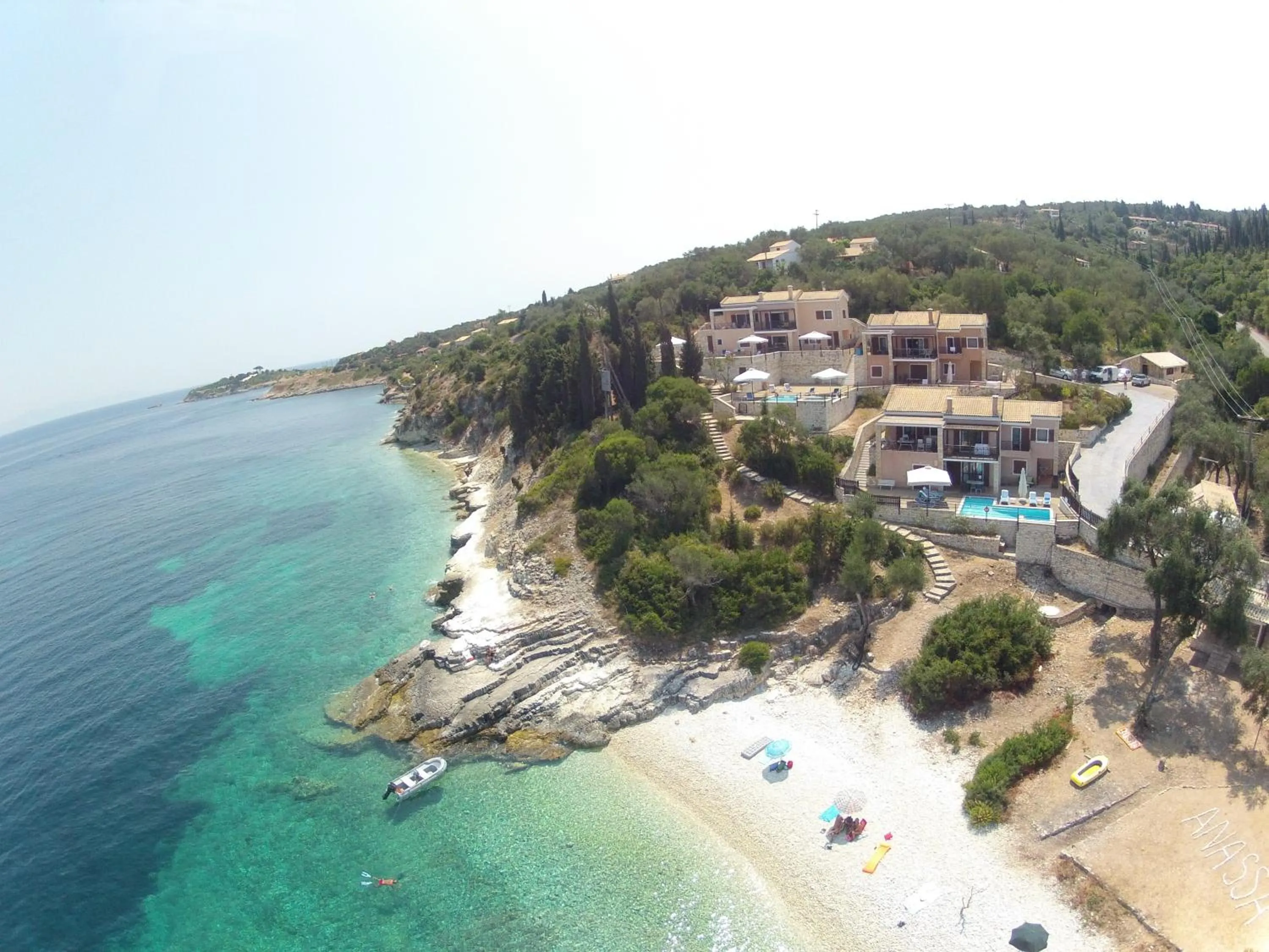 Bird's eye view in Anassa Mare Villas & Residences