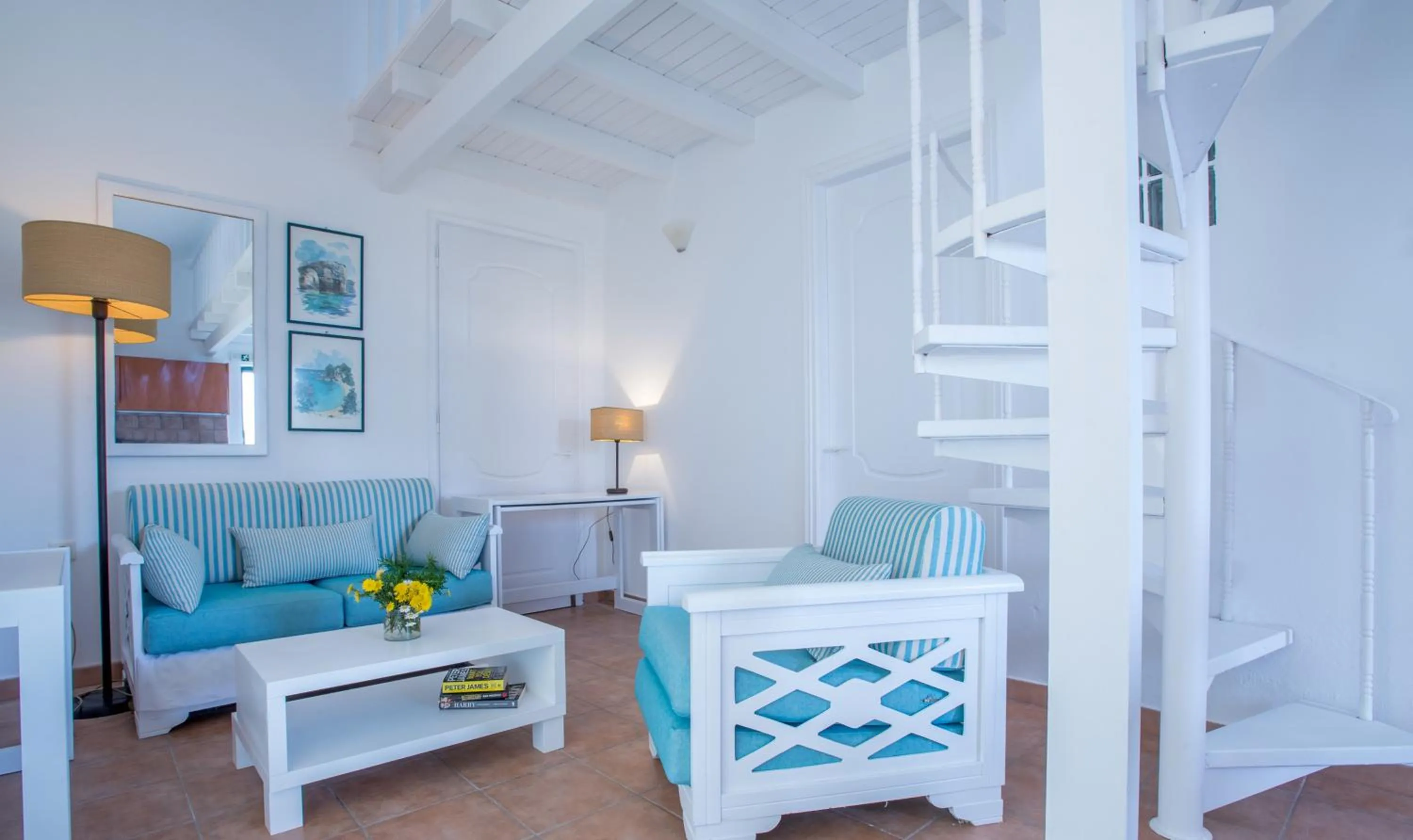 Seating area in Anassa Mare Villas & Residences