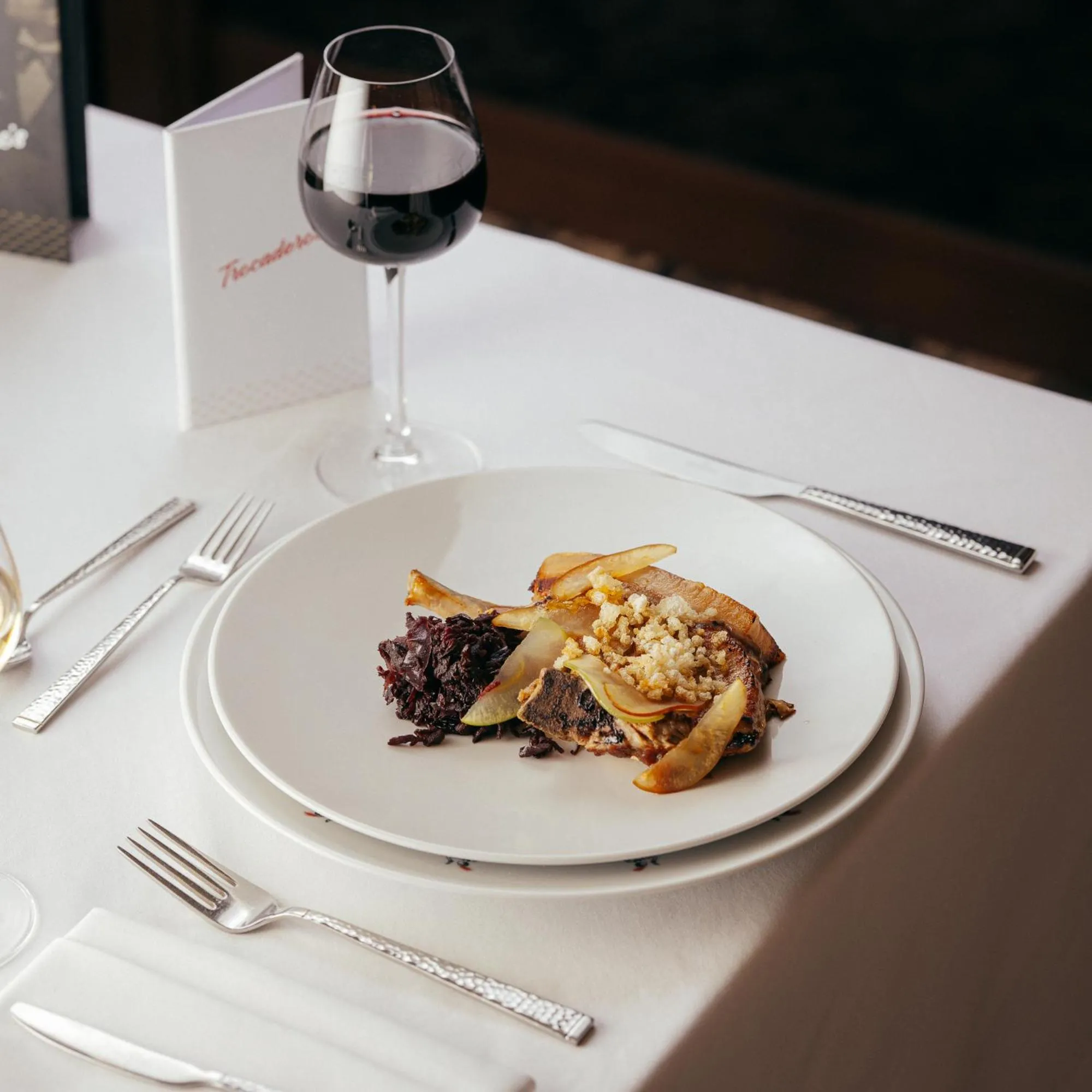 Food in Crossbasket Castle, Hotel & Restaurant