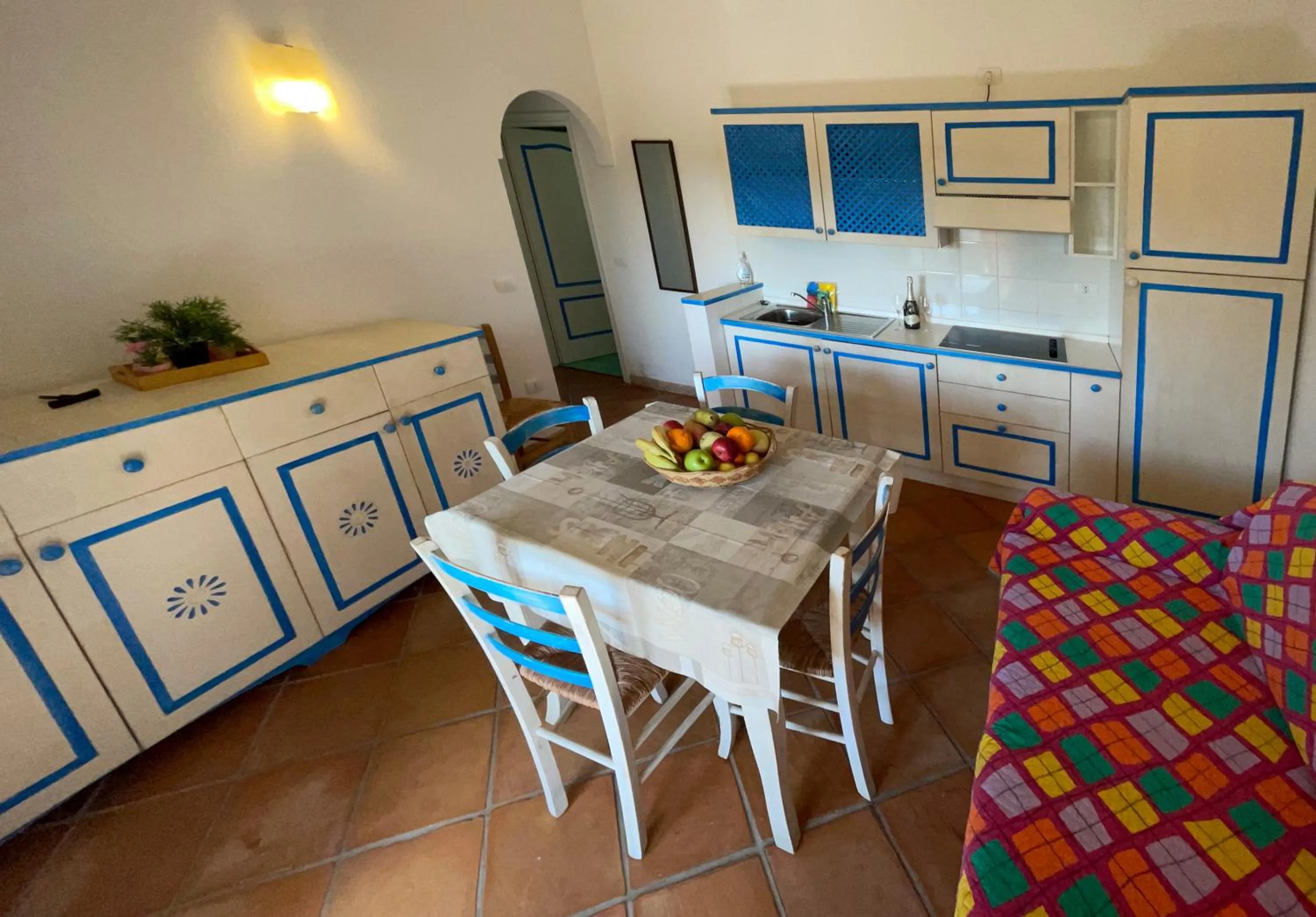 Kitchen or kitchenette in Appartamenti Residence Zodiaco