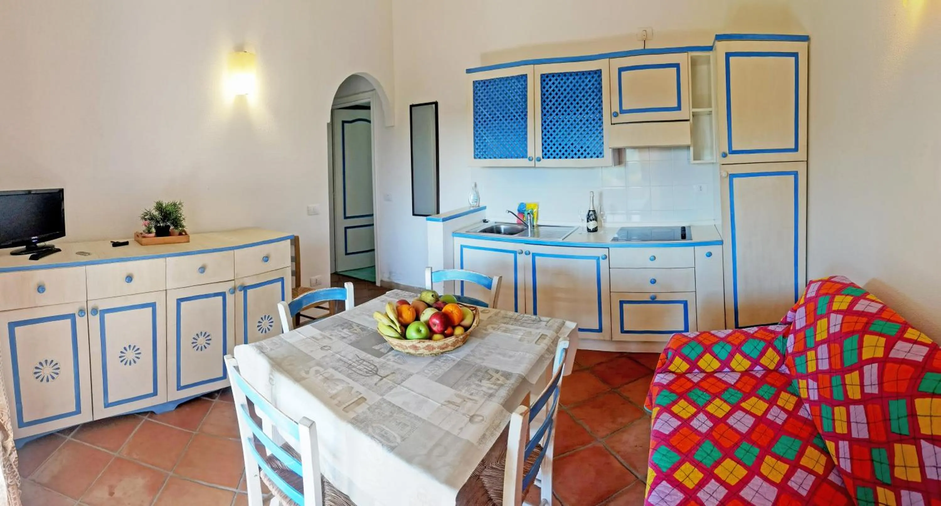 Kitchen or kitchenette in Appartamenti Residence Zodiaco