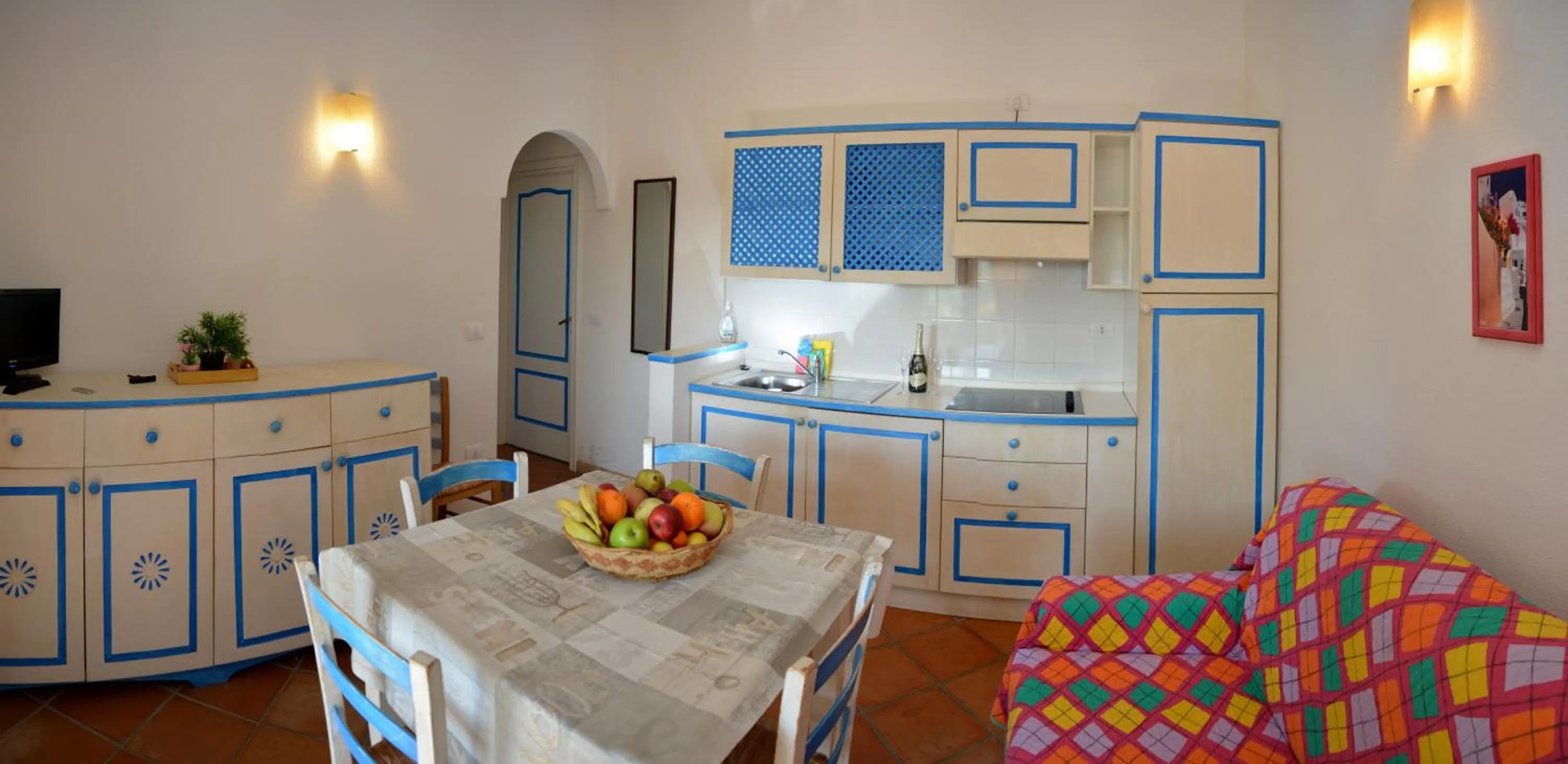 Kitchen or kitchenette in Appartamenti Residence Zodiaco