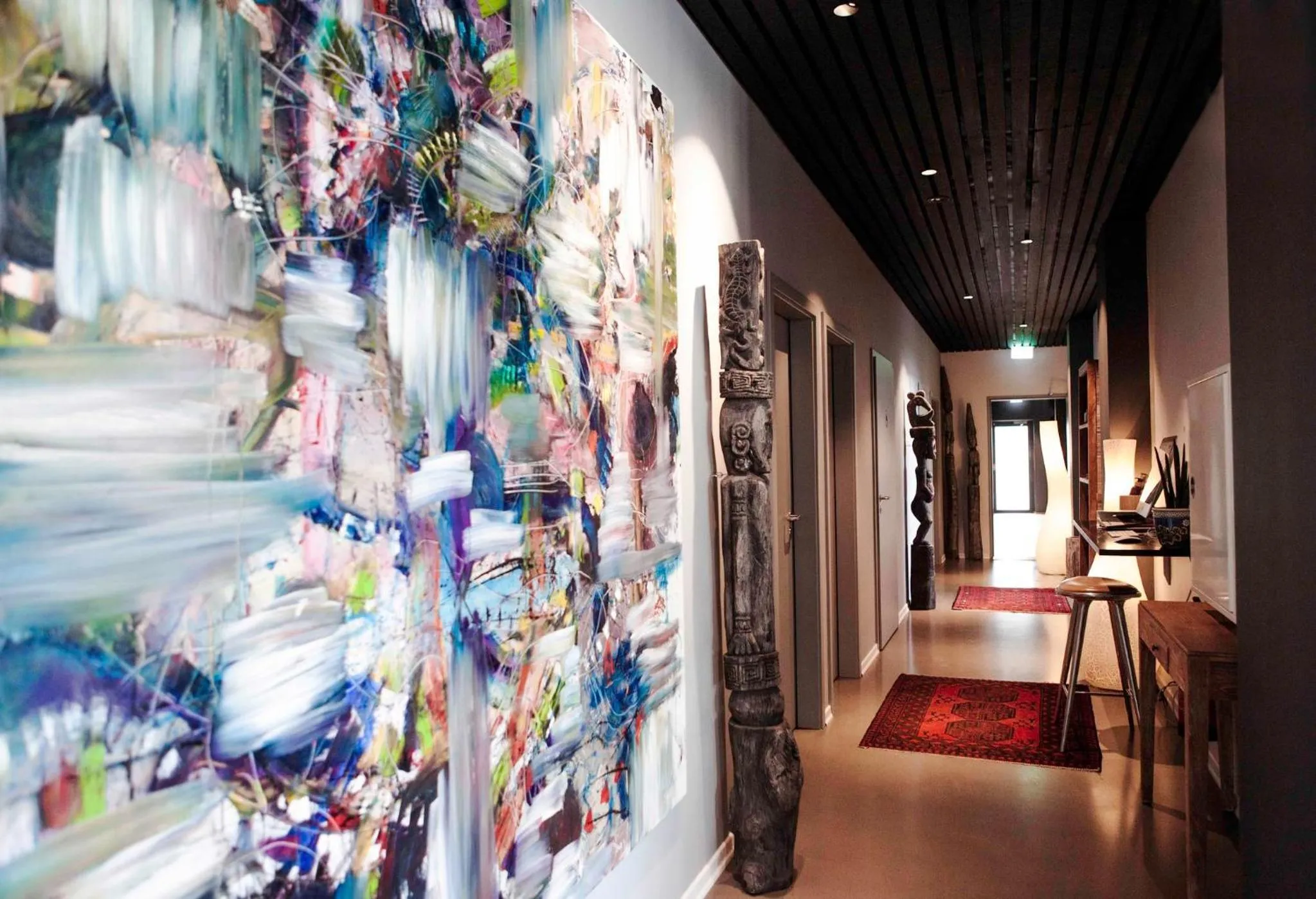 Decorative detail in Eyja Guldsmeden Hotel