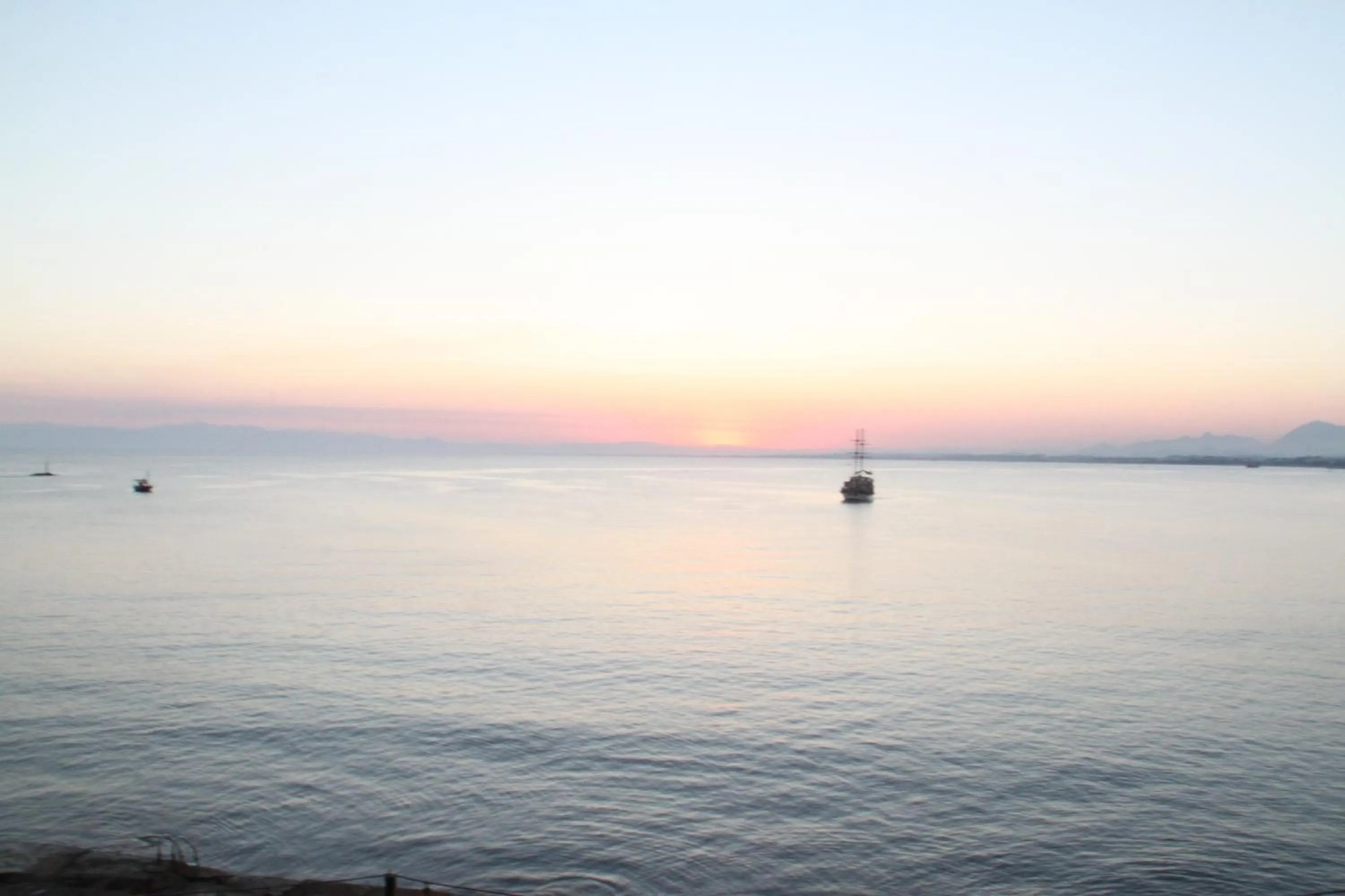 Sea view in Side Kleopatra Hotel