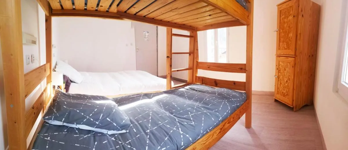 Bed in Ice Rock Hotel