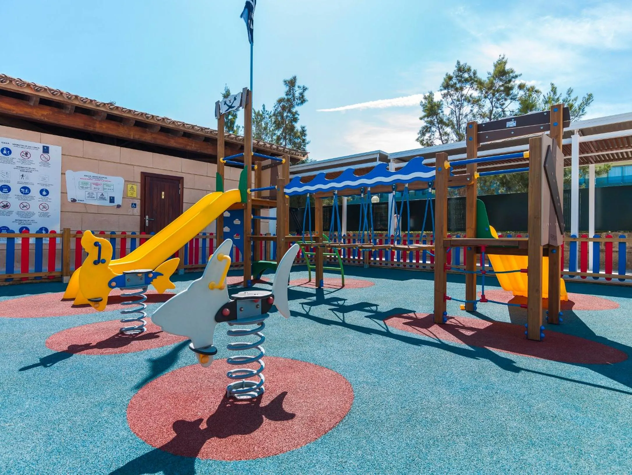 Children play ground in Playas Ca's Saboners