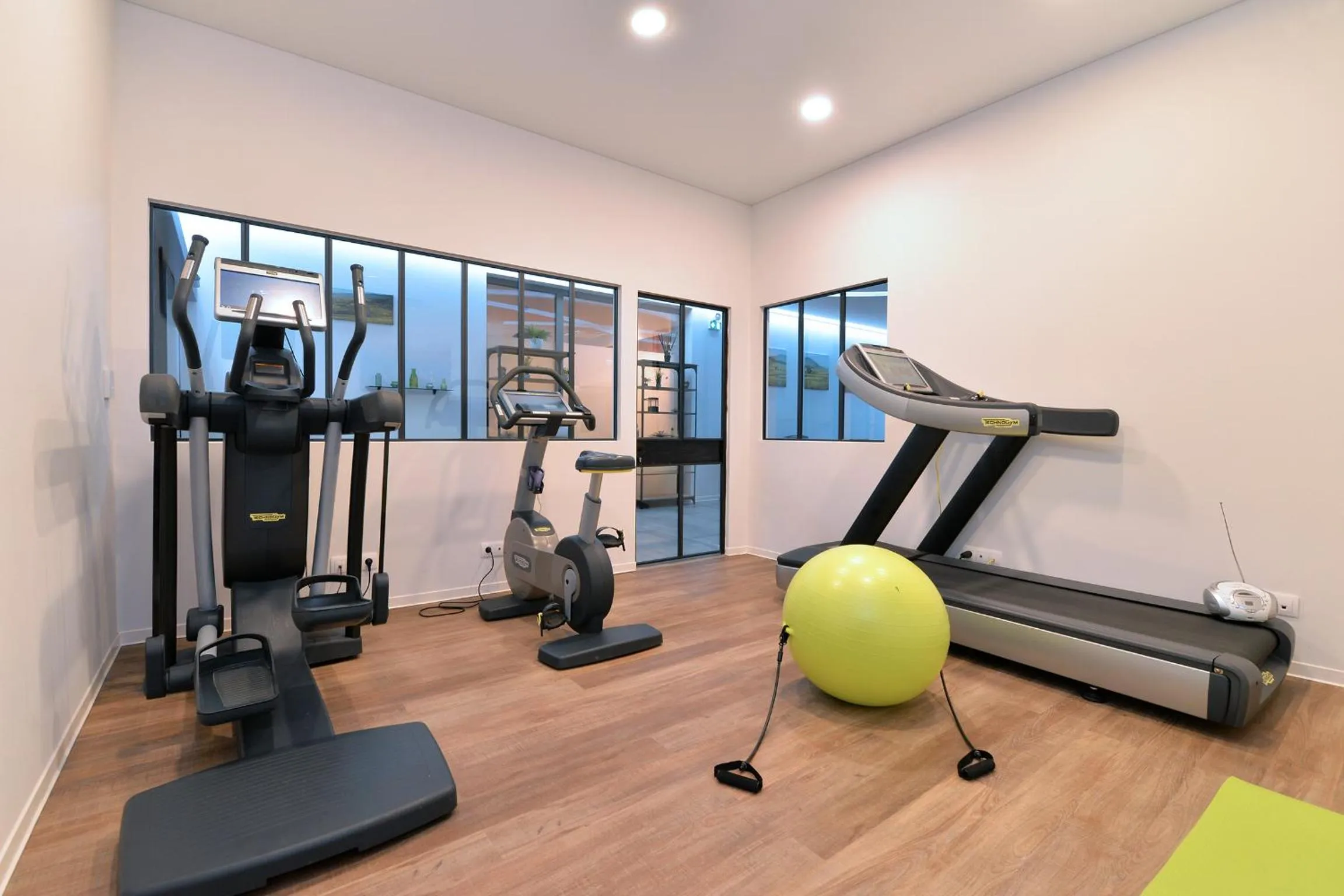 Fitness centre/facilities in L'éclos des vignes - Appartements haut de gamme avec Spa