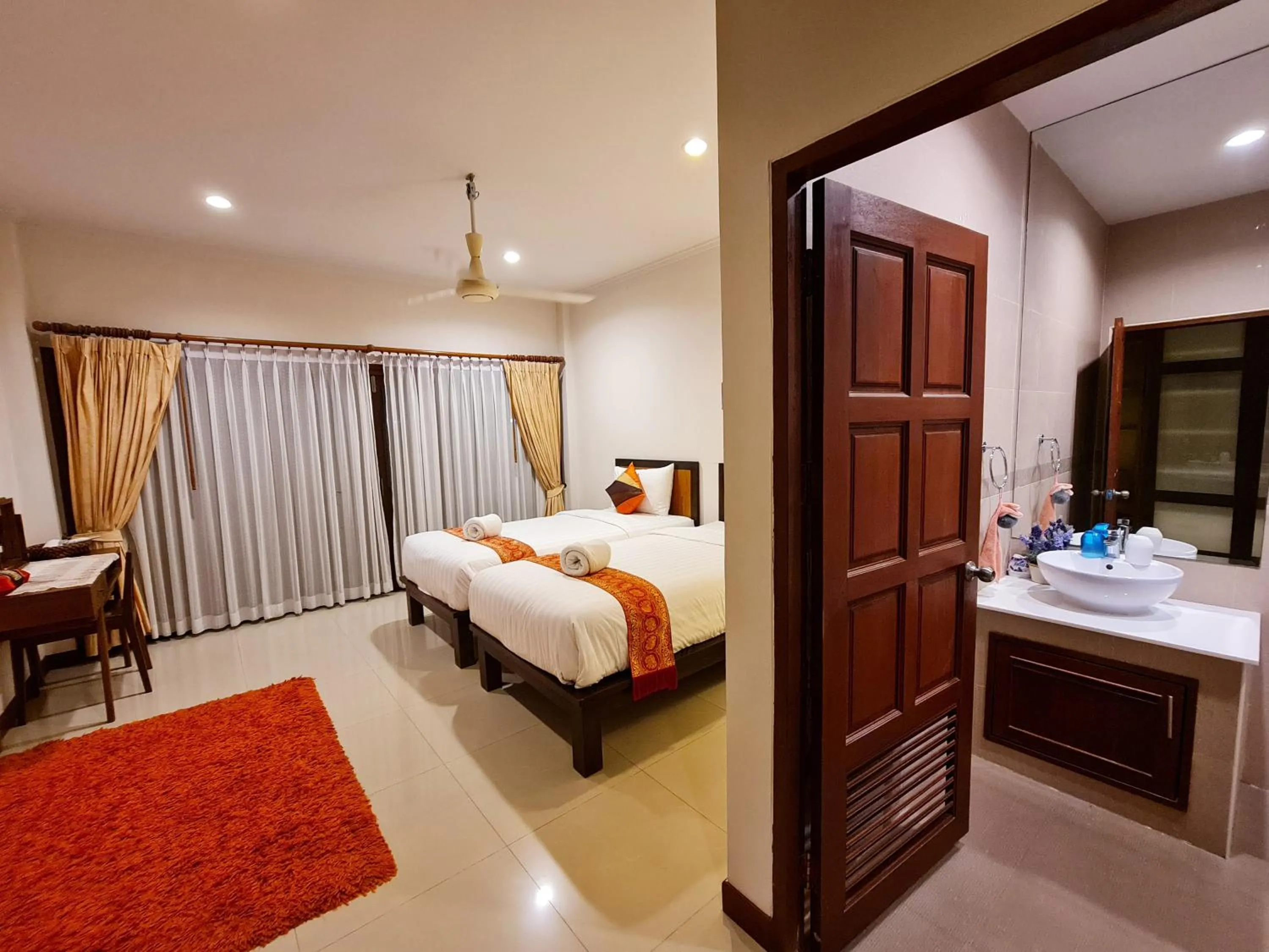 Bedroom, Bed in ทิวาพูลวิลล่า หัวหิน Thiva Pool Villa Hua Hin
