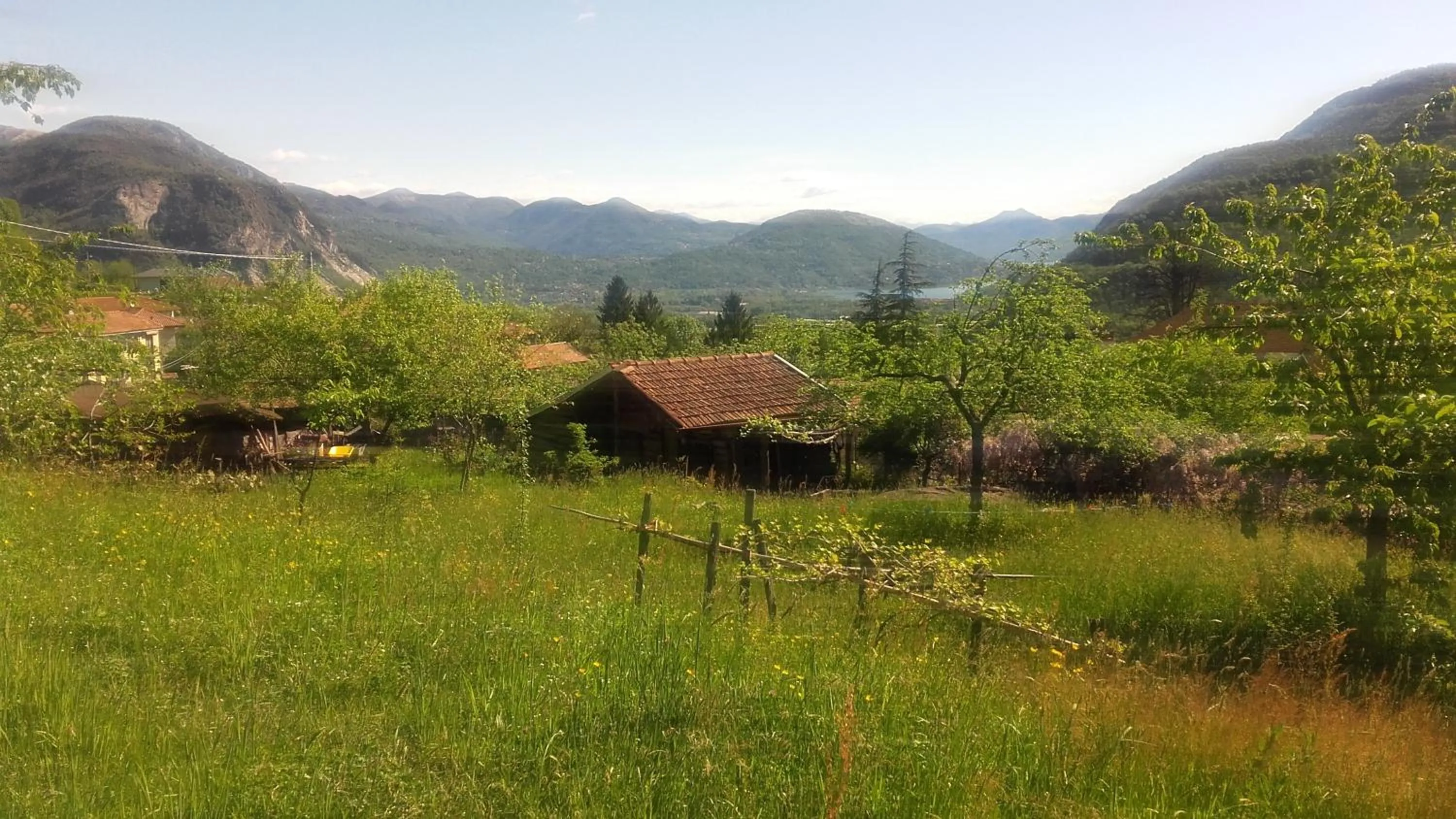 Garden view in B&B Al Mutpron