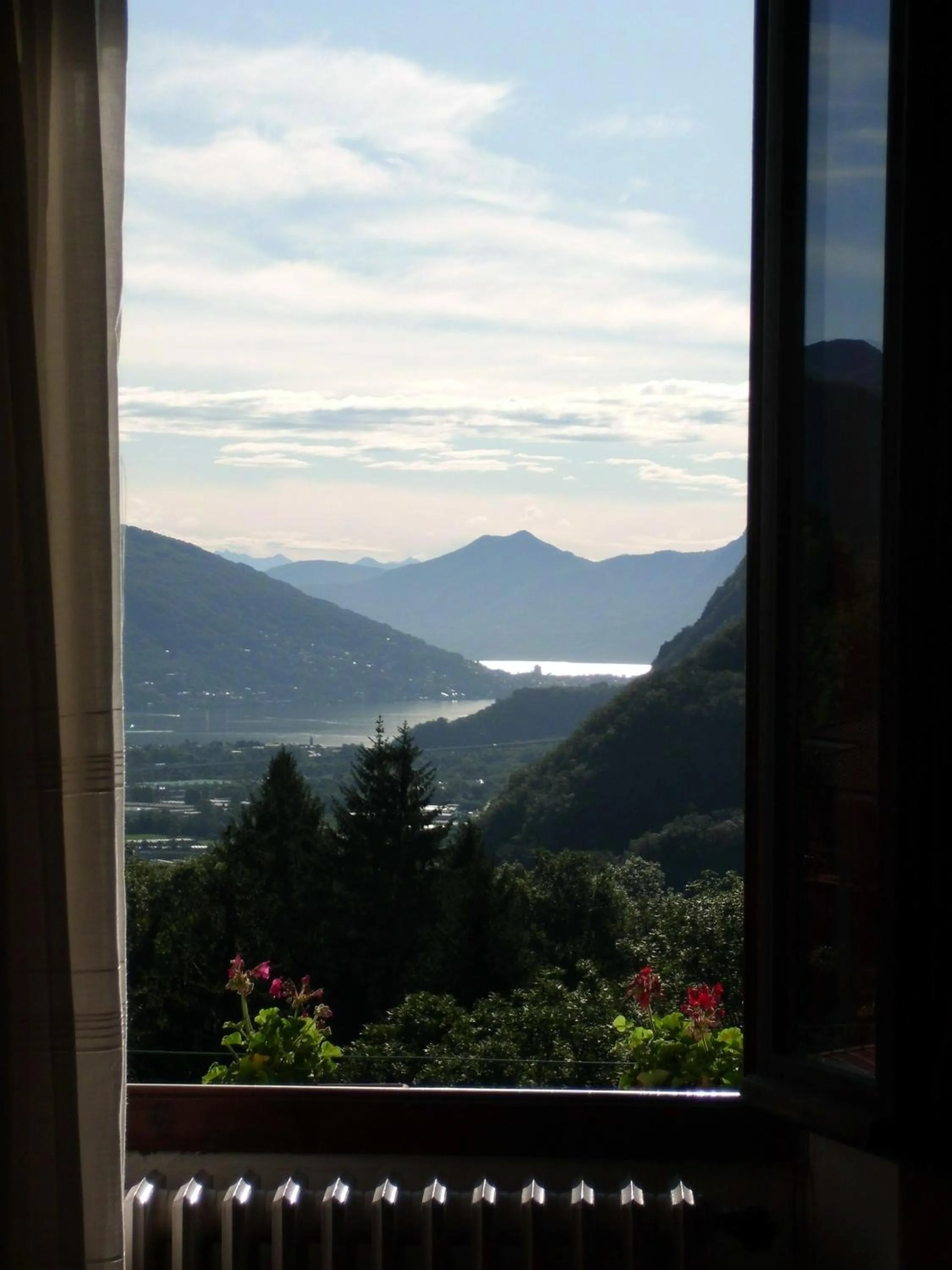 Garden view in B&B Al Mutpron