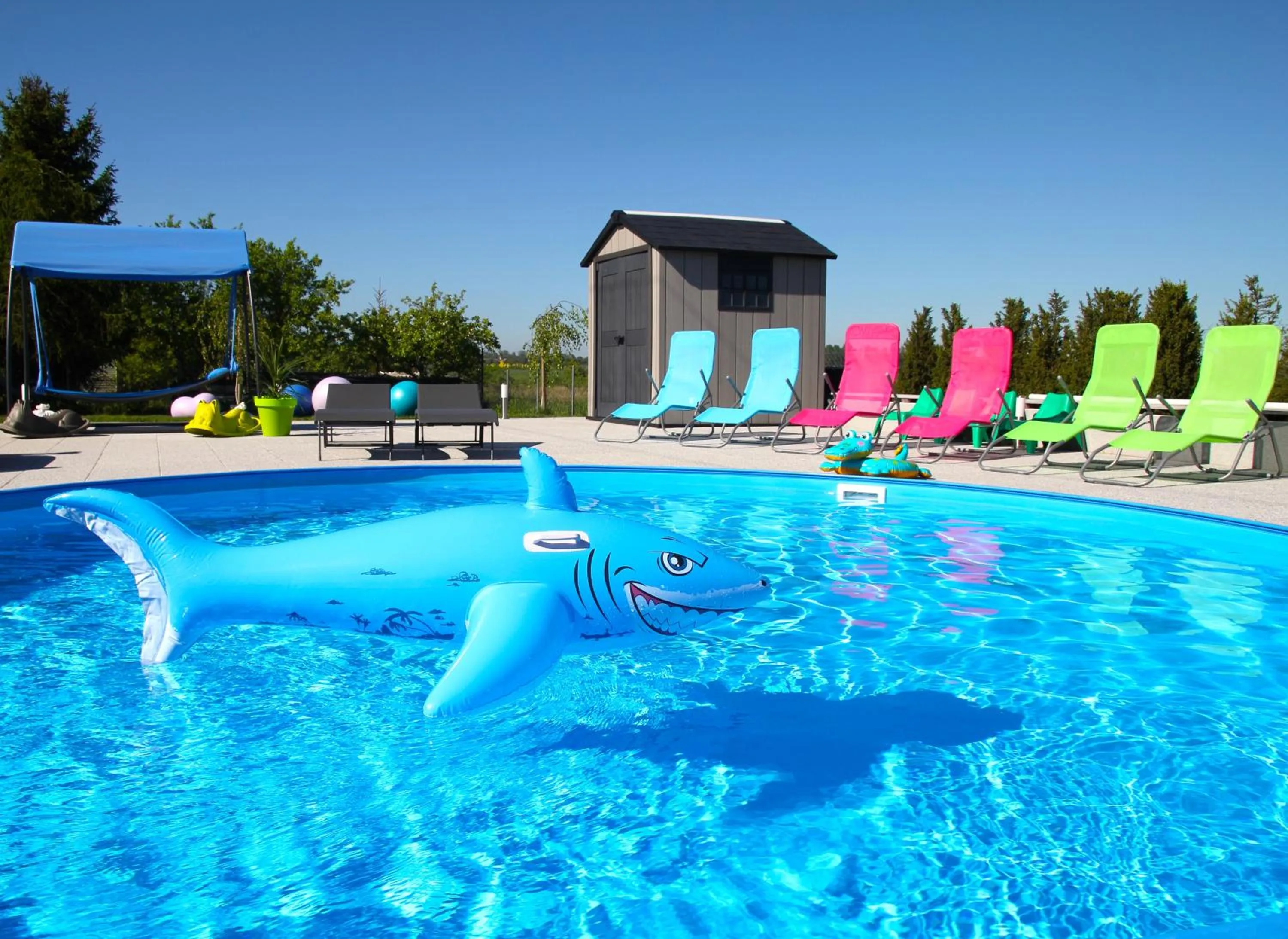 Swimming pool in Apartamenty Rodzinne Plater74