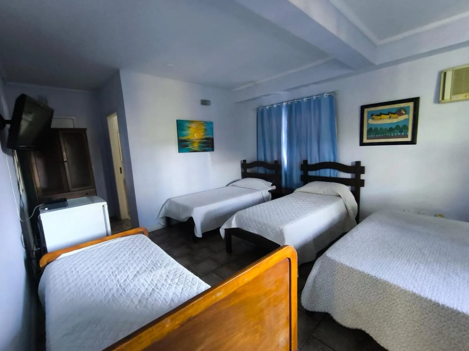 Bed in Pousada D'amoras