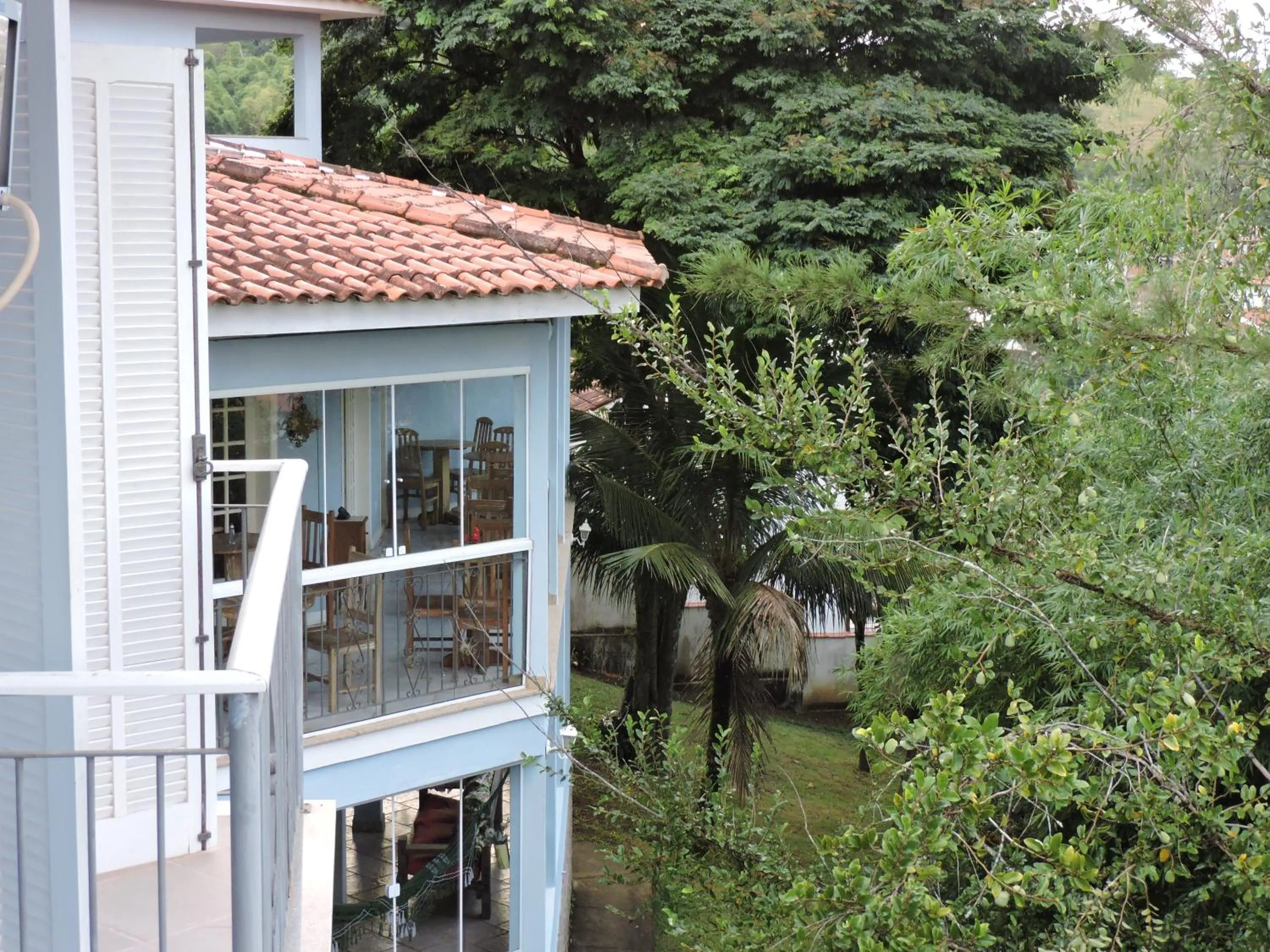 Garden view in Pousada D'amoras