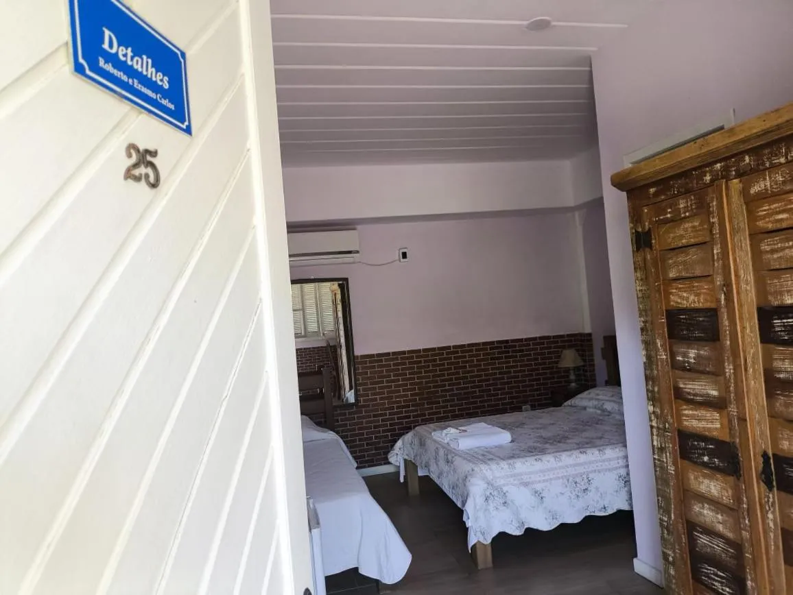 Bed in Pousada D'amoras