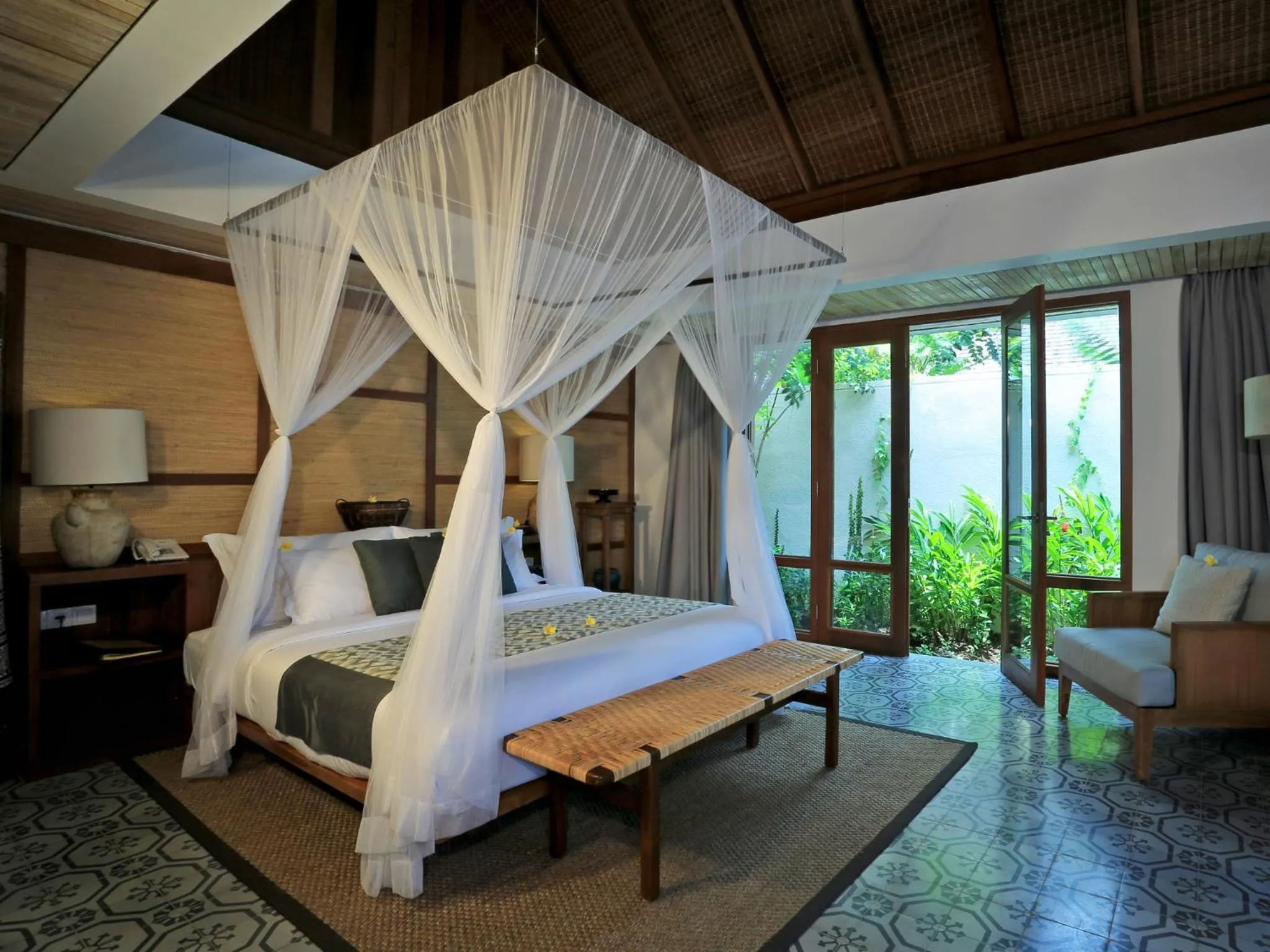 Bed in Jeeva Santai Villas