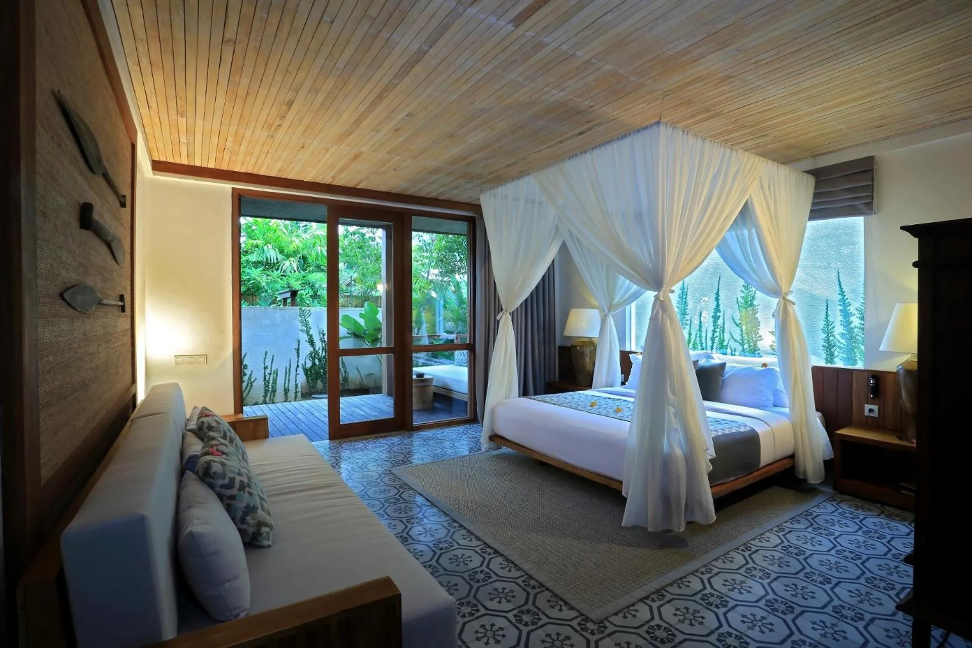 Bed in Jeeva Santai Villas