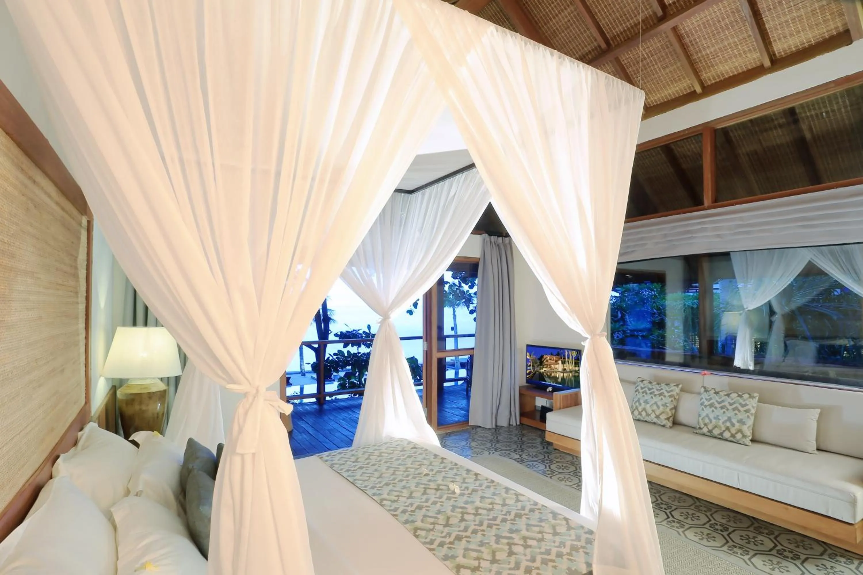 Bed in Jeeva Santai Villas