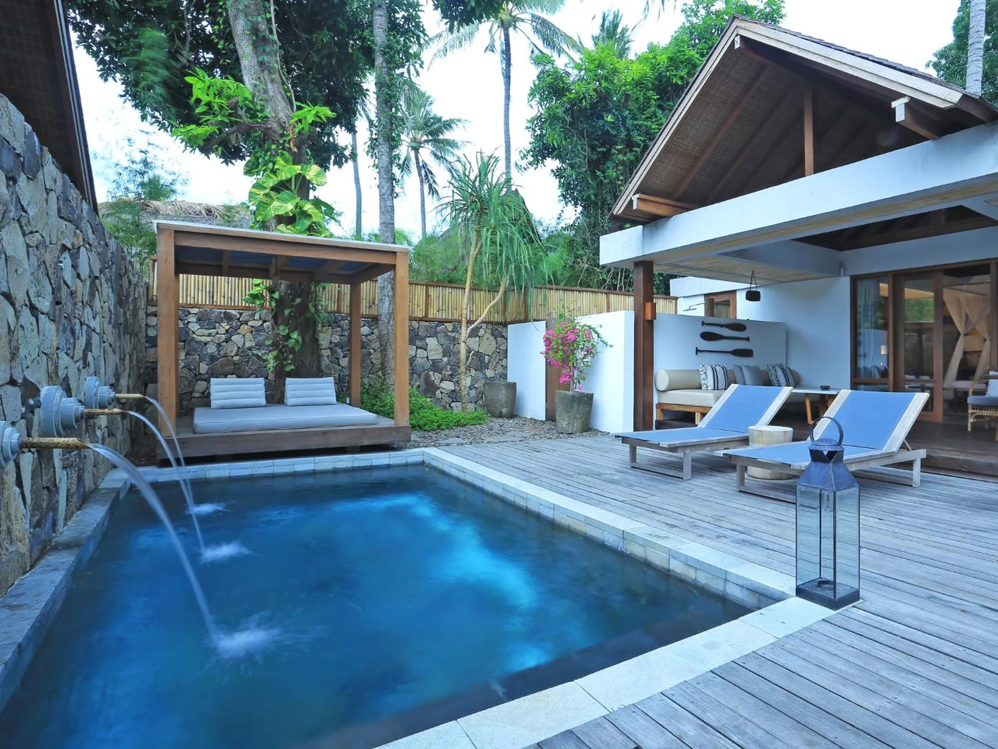 Pool view in Jeeva Santai Villas