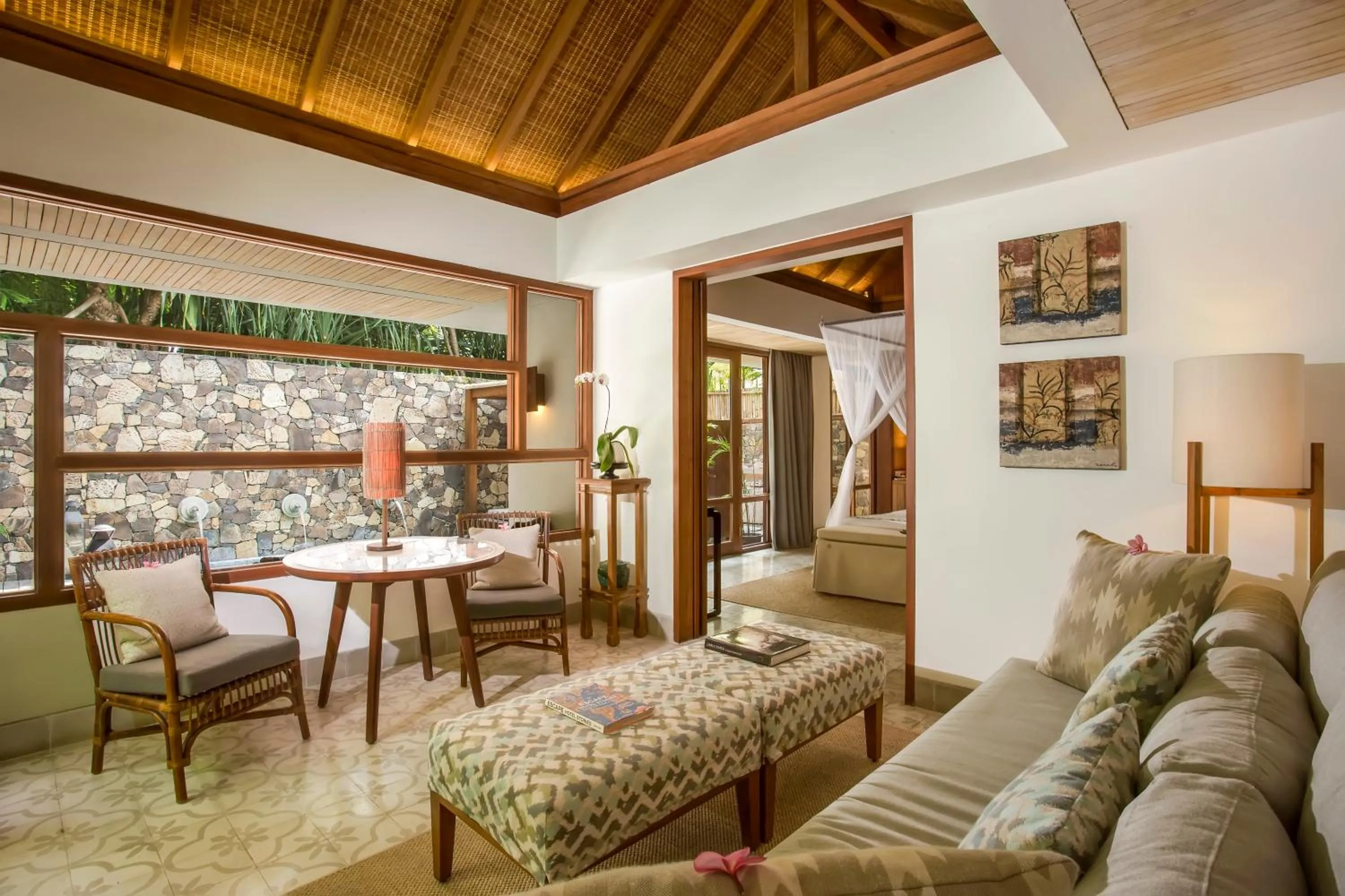 Living room in Jeeva Santai Villas