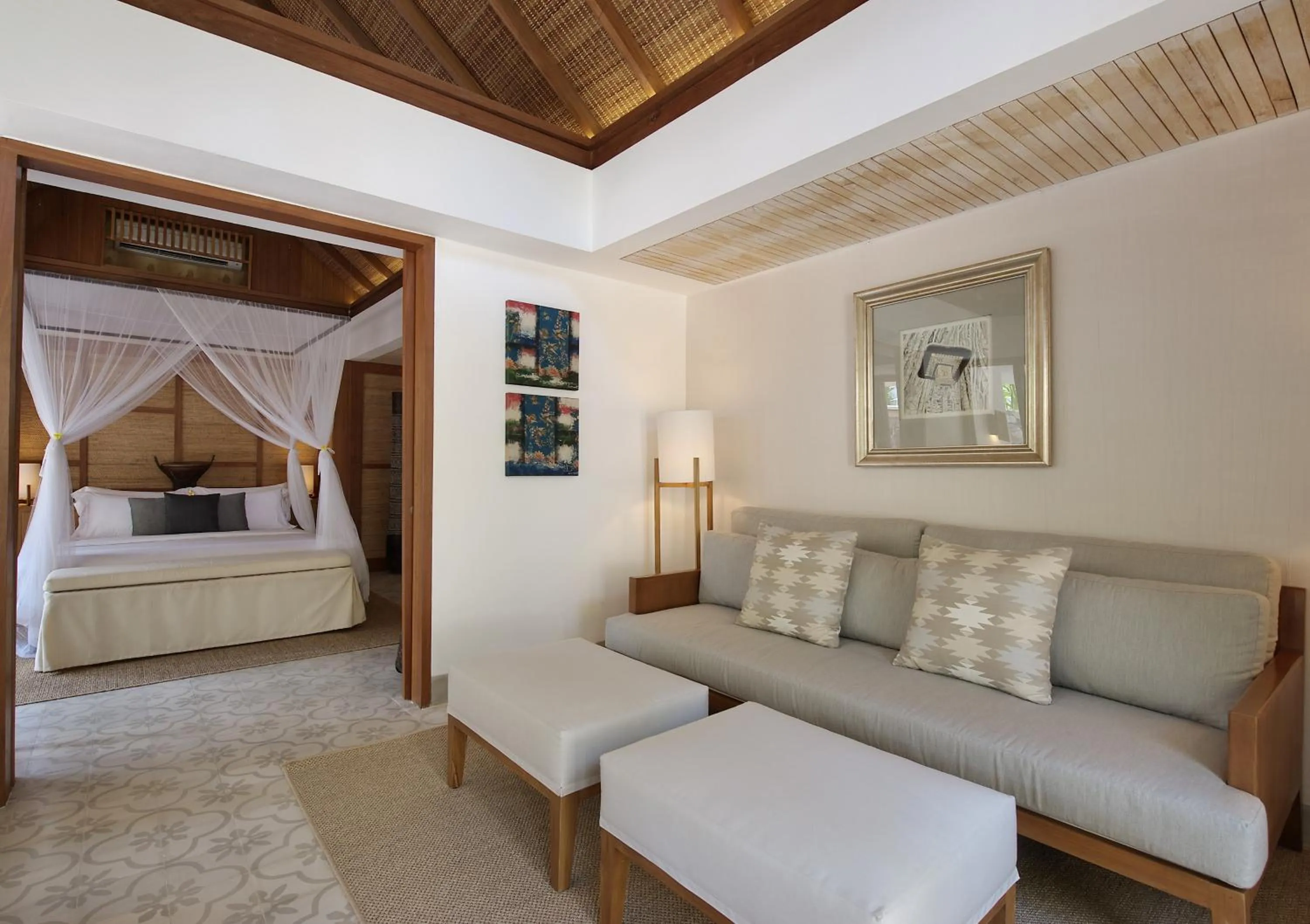 Bed in Jeeva Santai Villas